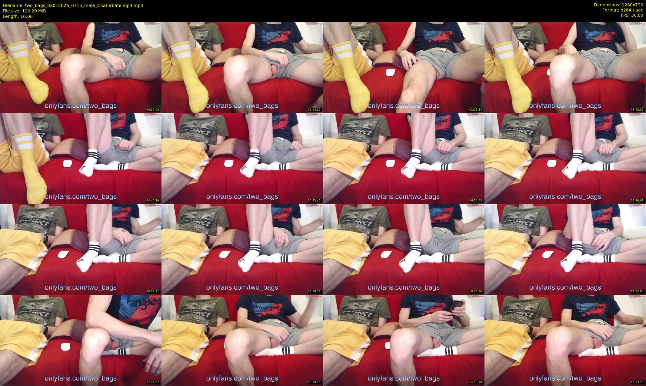 two_bags — 17 minute Chaturbate male cam show recording, 720p, Jan 3, 2026