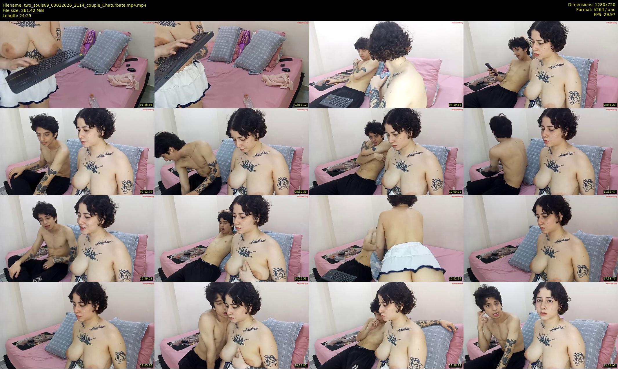 two_souls69 — 25 minute Chaturbate couple cam show recording, 720p, Jan 3, 2026