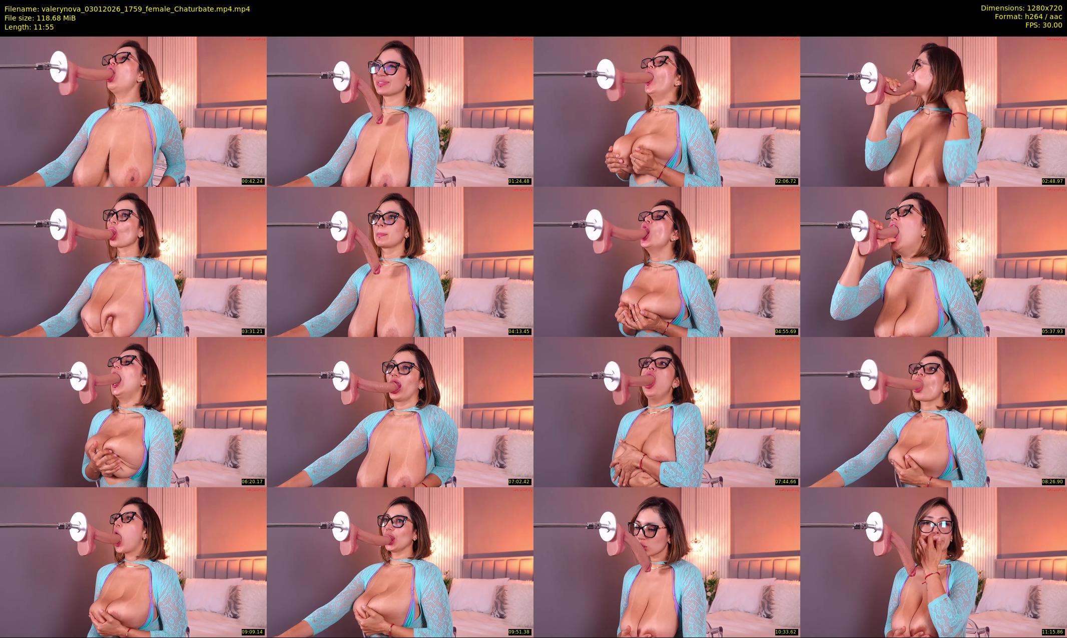 valerynova — 12 minute Chaturbate female cam show recording, 720p, Jan 3, 2026