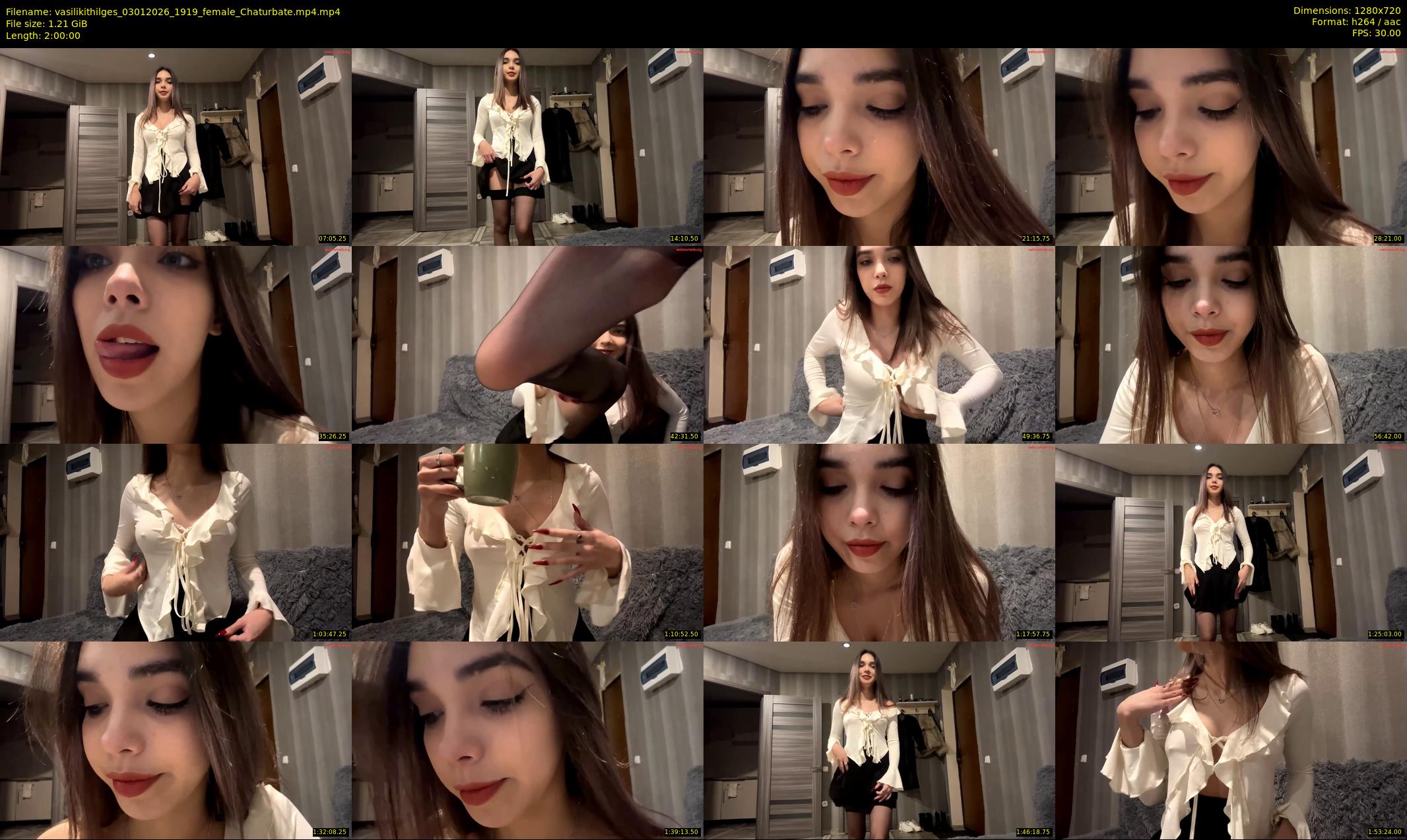 vasilikithilges — 120 minute Chaturbate female cam show recording, 720p, Jan 3, 2026