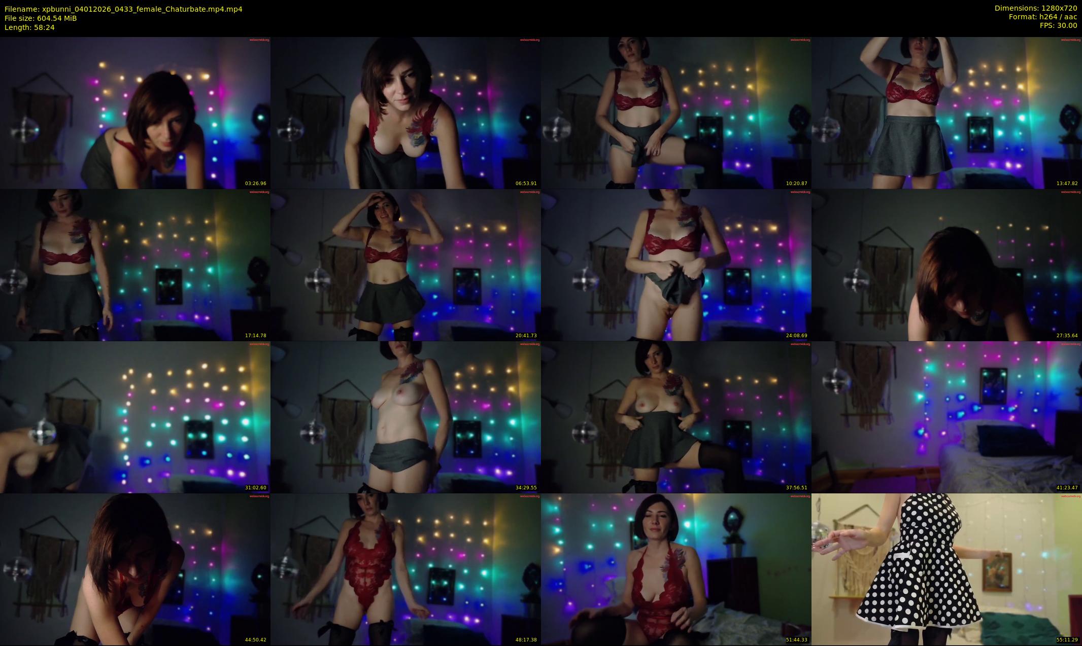 xpbunni — 59 minute Chaturbate female cam show recording, 720p, Jan 4, 2026