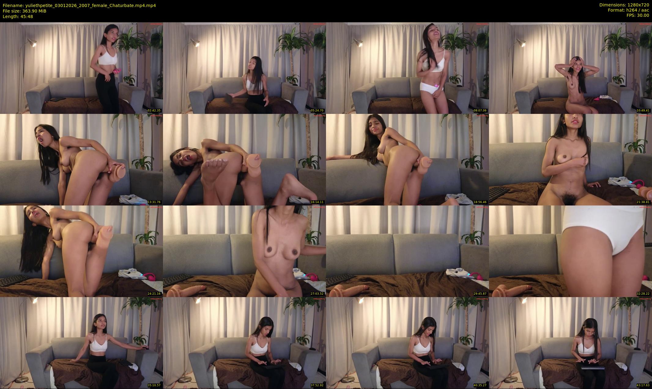 yuliethpetite — 46 minute Chaturbate female cam show recording, 720p, Jan 3, 2026