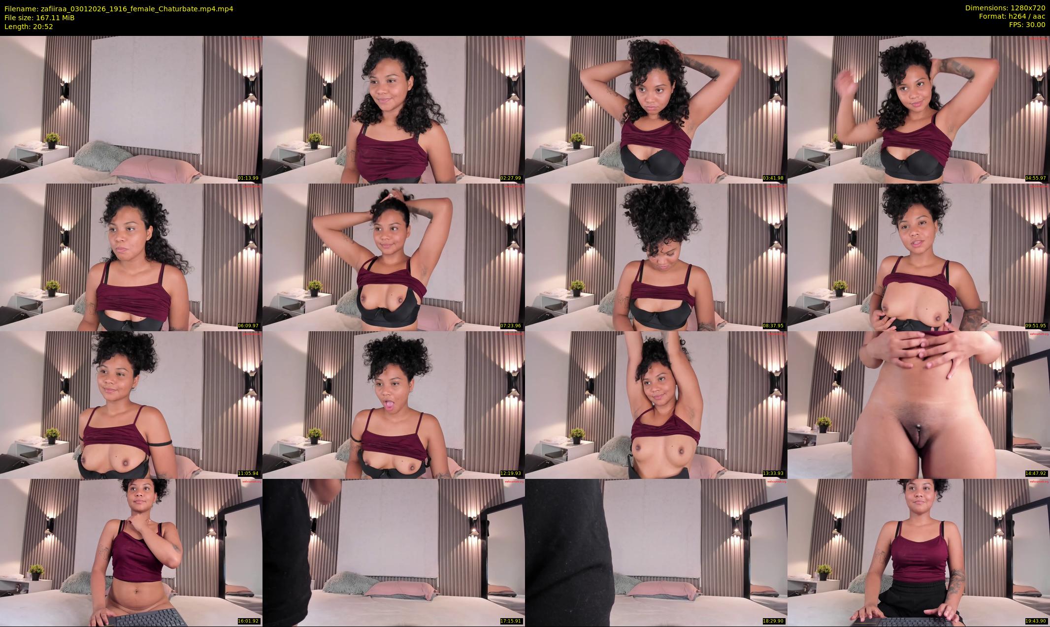 zafiiraa — 21 minute Chaturbate female cam show recording, 720p, Jan 3, 2026
