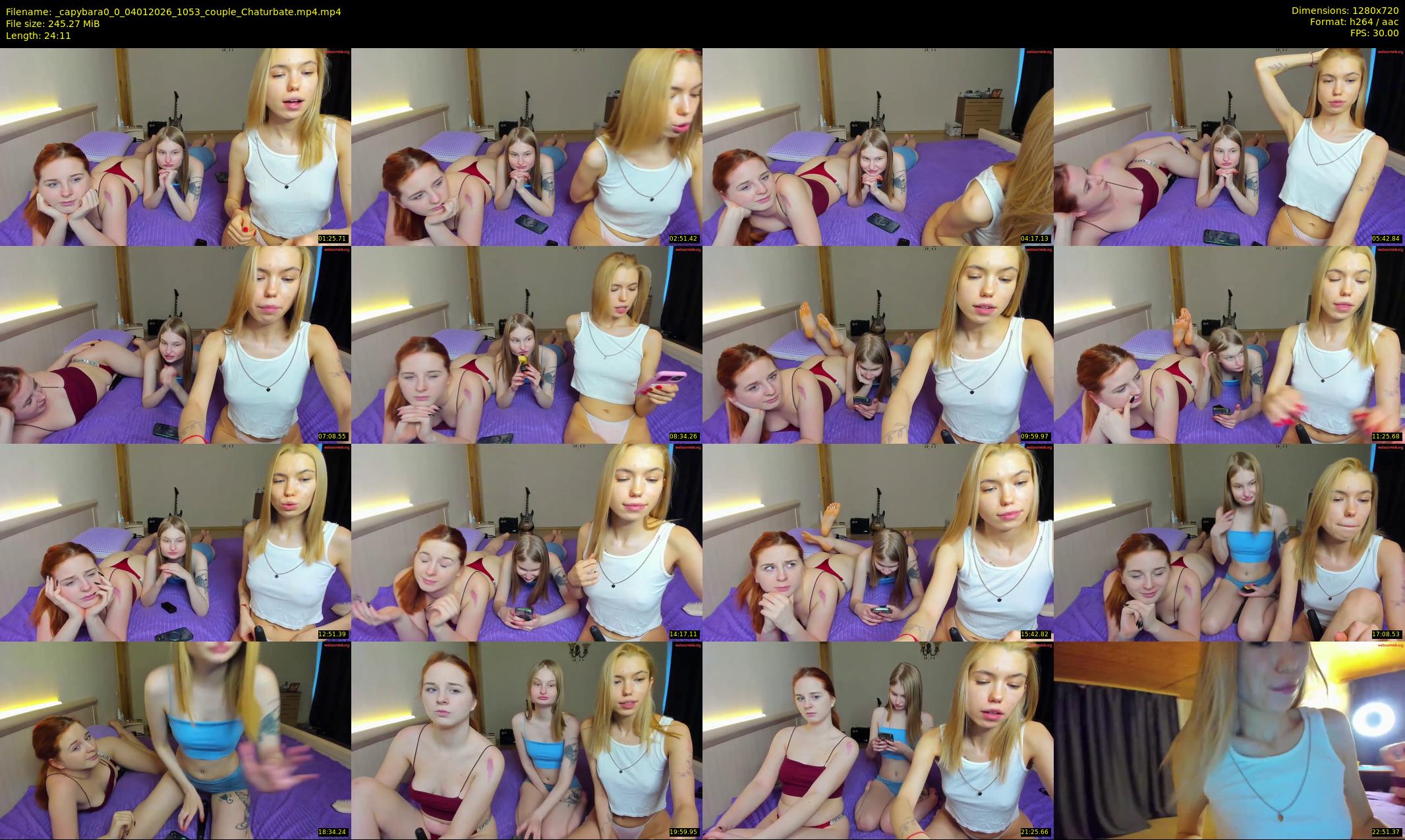 _capybara0_0 — 25 minute Chaturbate couple cam show recording, 720p, Jan 4, 2026