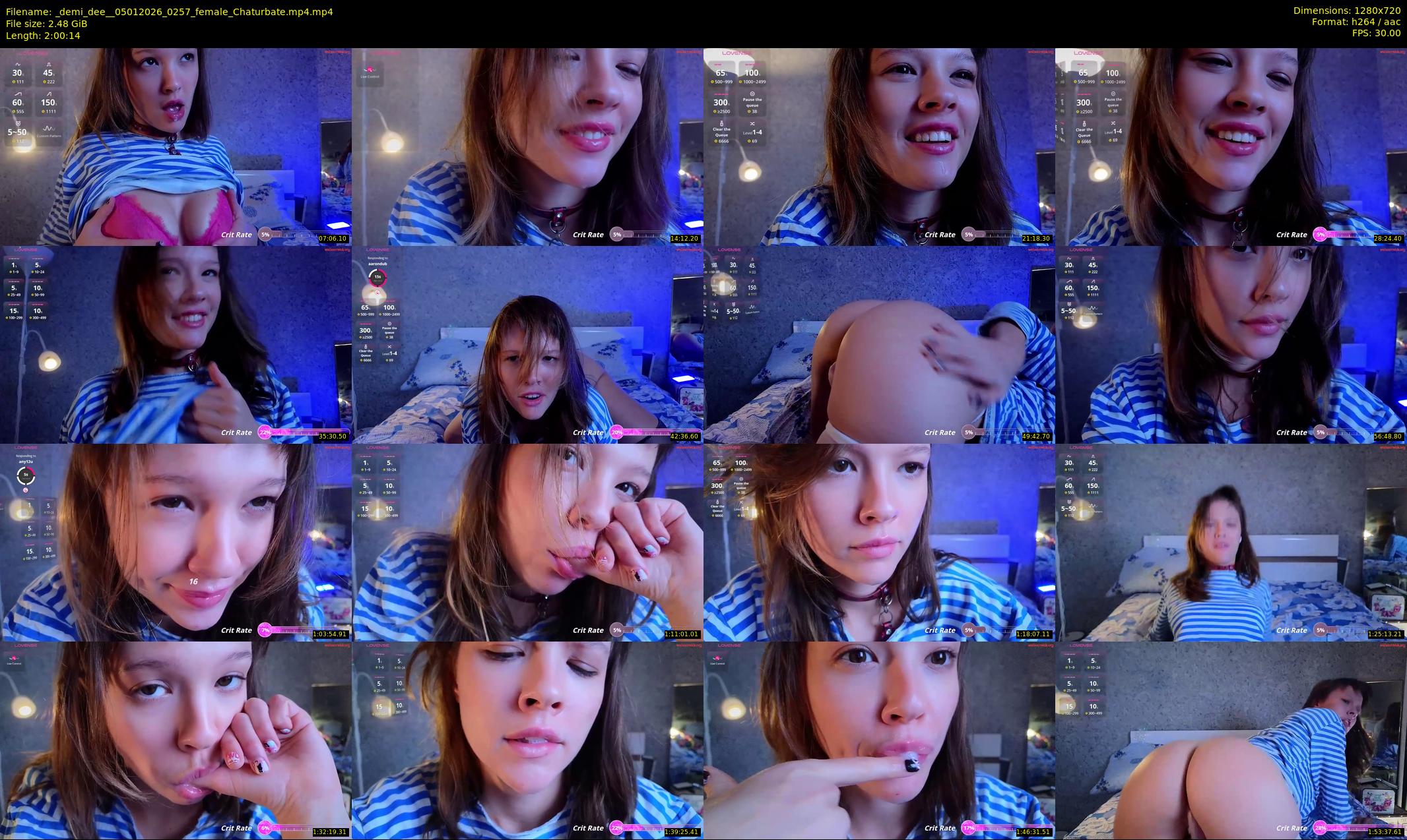 _demi_dee_ — 121 minute Chaturbate female cam show recording, 720p, Jan 5, 2026