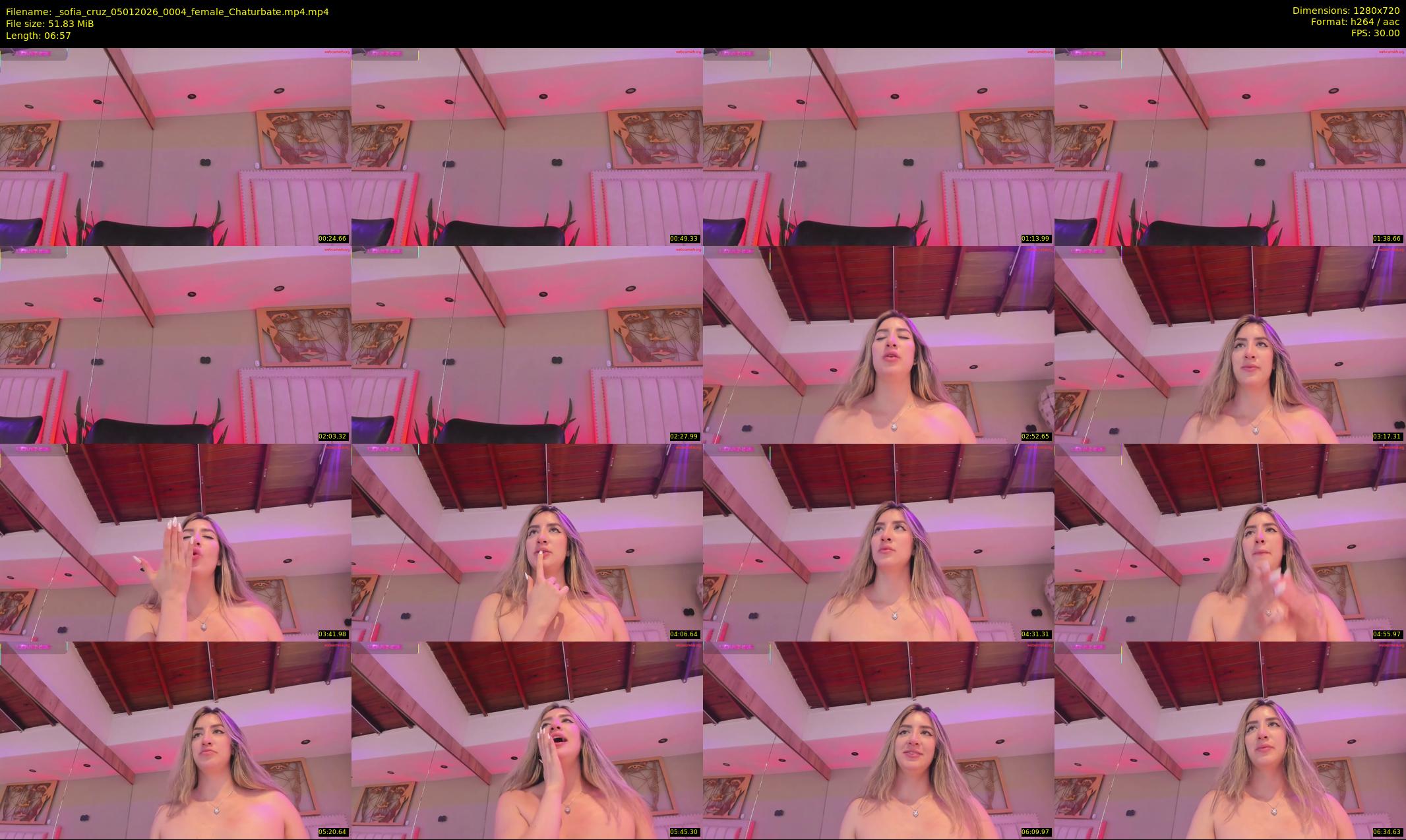 _sofia_cruz — 7 minute Chaturbate female cam show recording, 720p, Jan 5, 2026