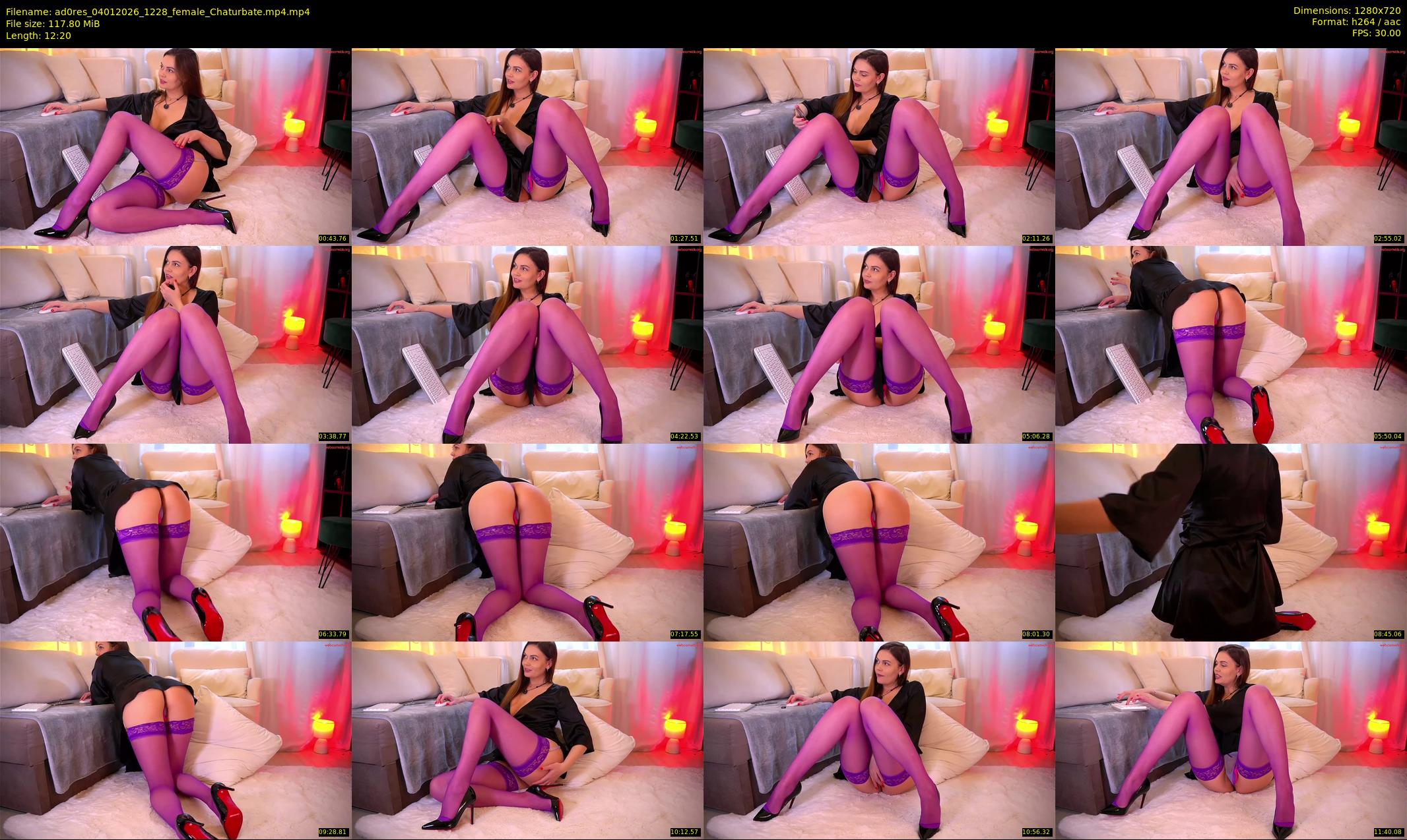 ad0res — 13 minute Chaturbate female cam show recording, 720p, Jan 4, 2026