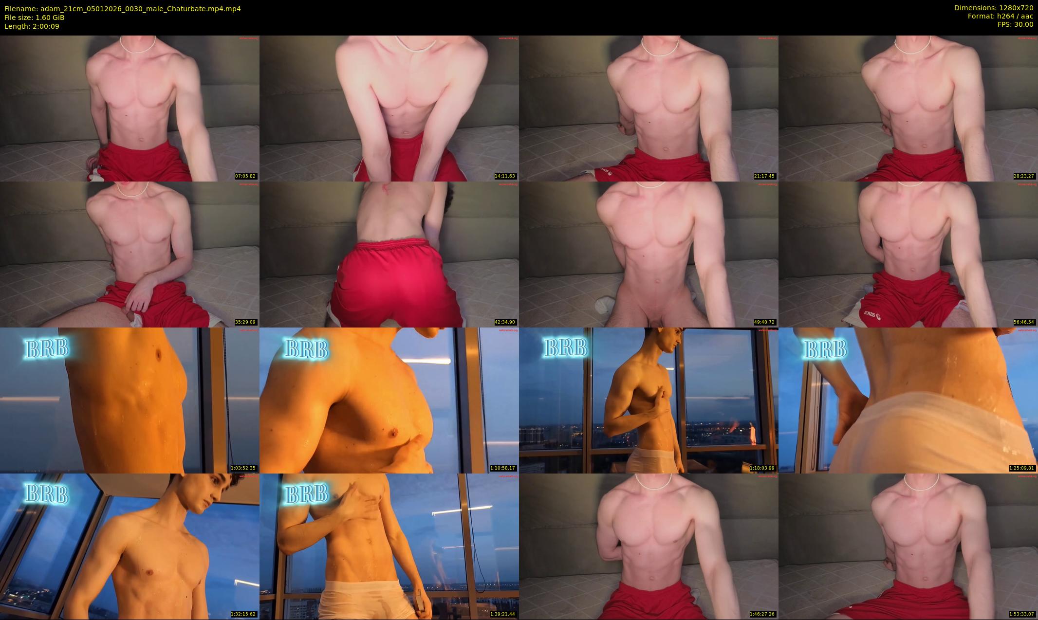 adam_21cm — 121 minute Chaturbate male cam show recording, 720p, Jan 5, 2026