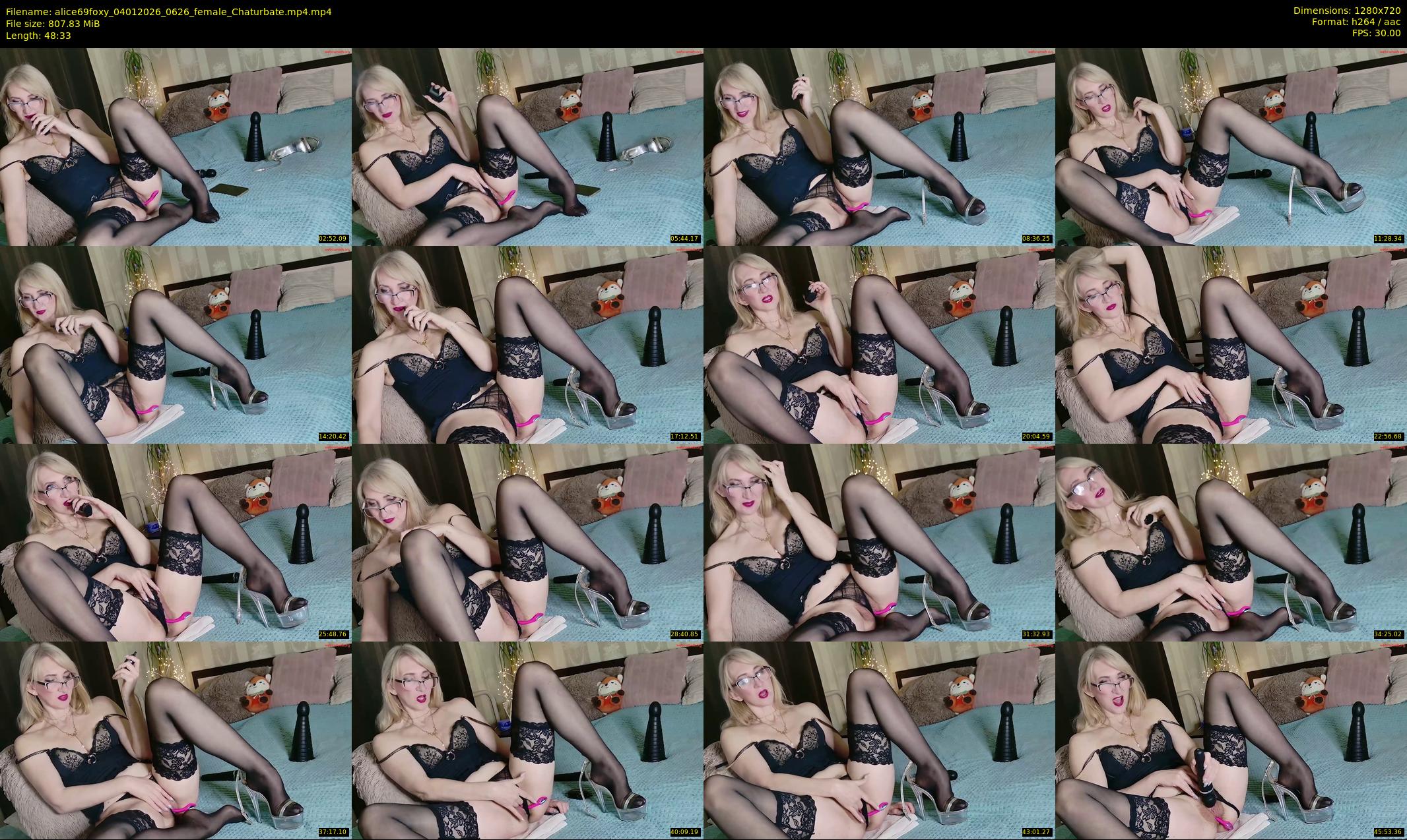alice69foxy — 49 minute Chaturbate female cam show recording, 720p, Jan 4, 2026