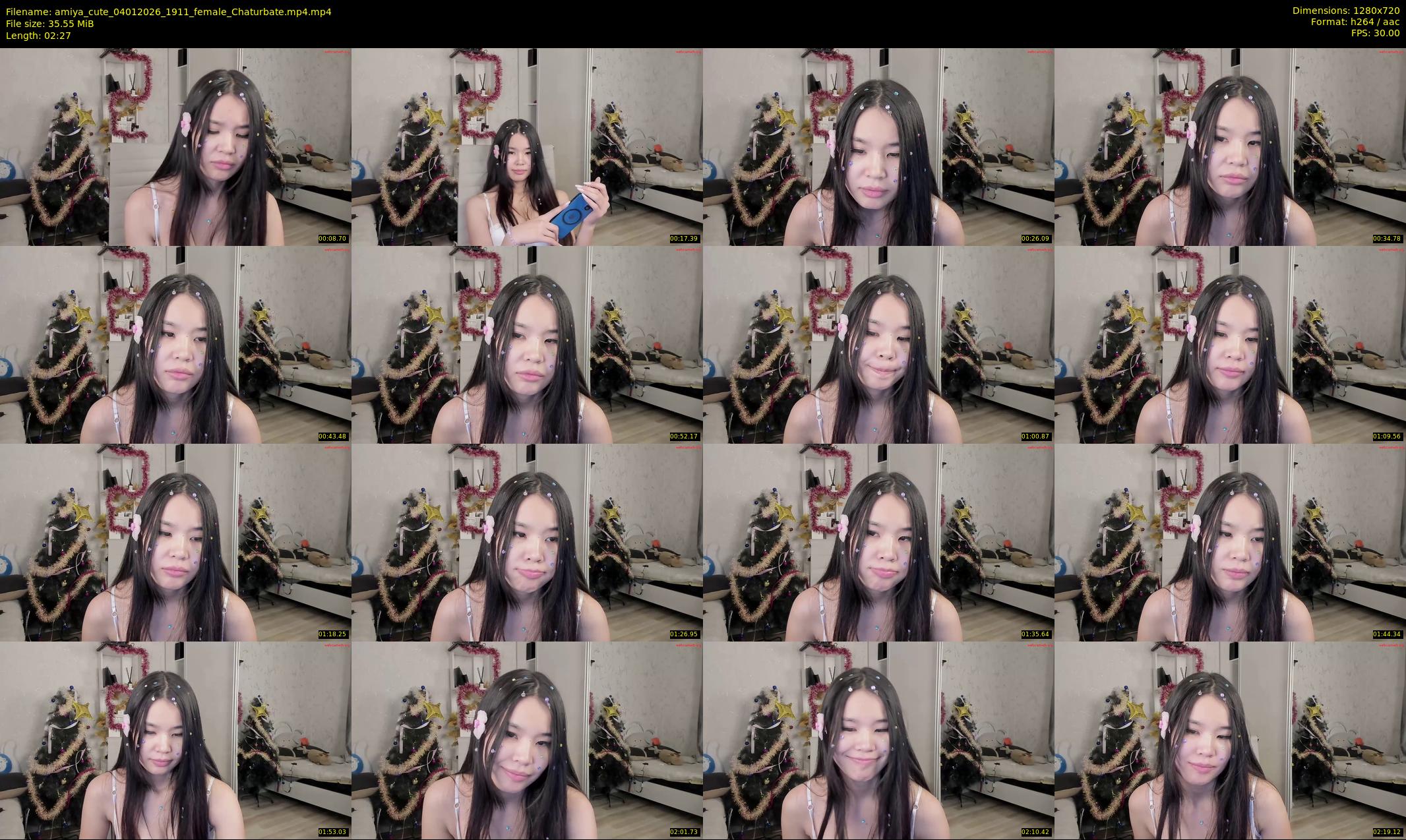 amiya_cute — 3 minute Chaturbate female cam show recording, 720p, Jan 4, 2026
