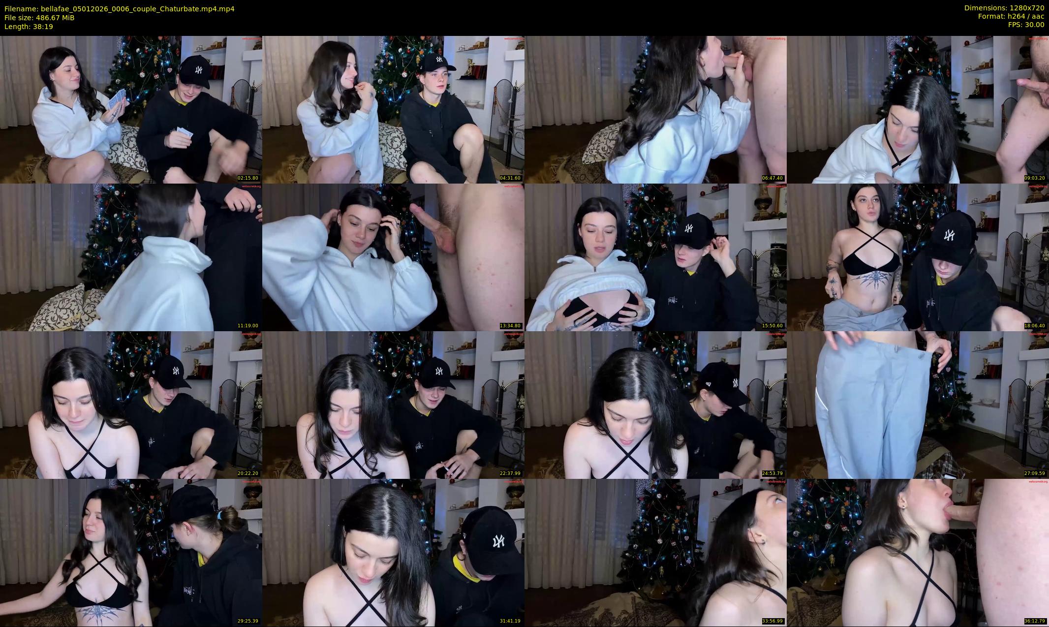 bellafae — 39 minute Chaturbate couple cam show recording, 720p, Jan 5, 2026