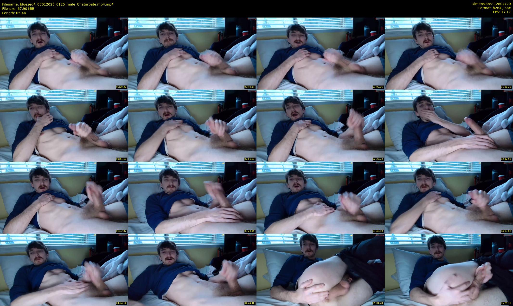 bluezed4 — 6 minute Chaturbate male cam show recording, 720p, Jan 5, 2026