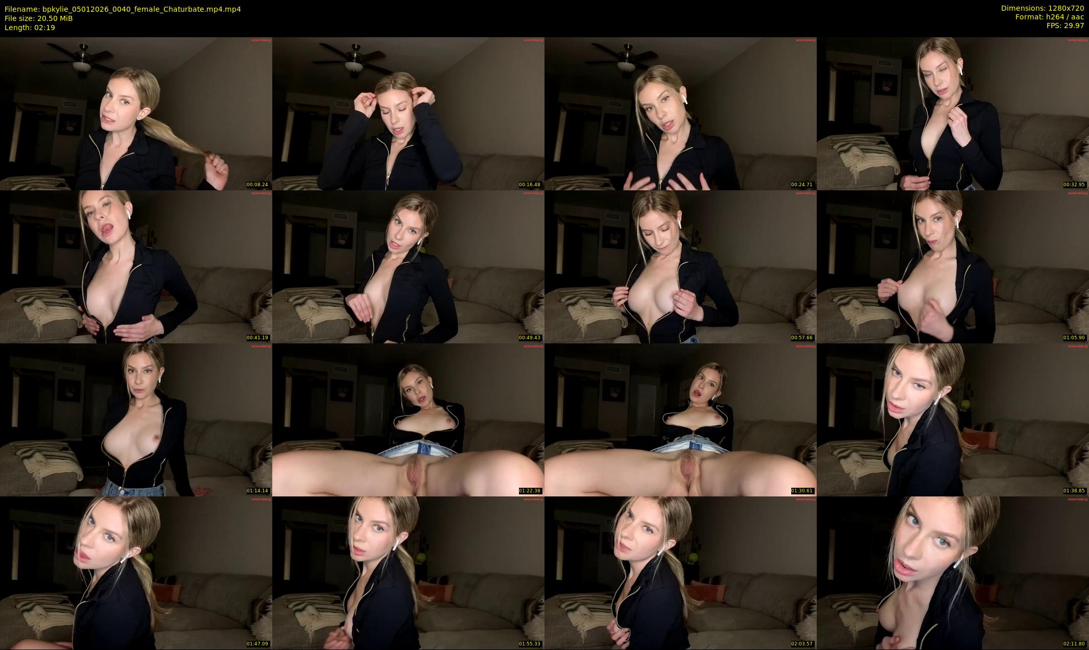 bpkylie — 3 minute Chaturbate female cam show recording, 720p, Jan 5, 2026