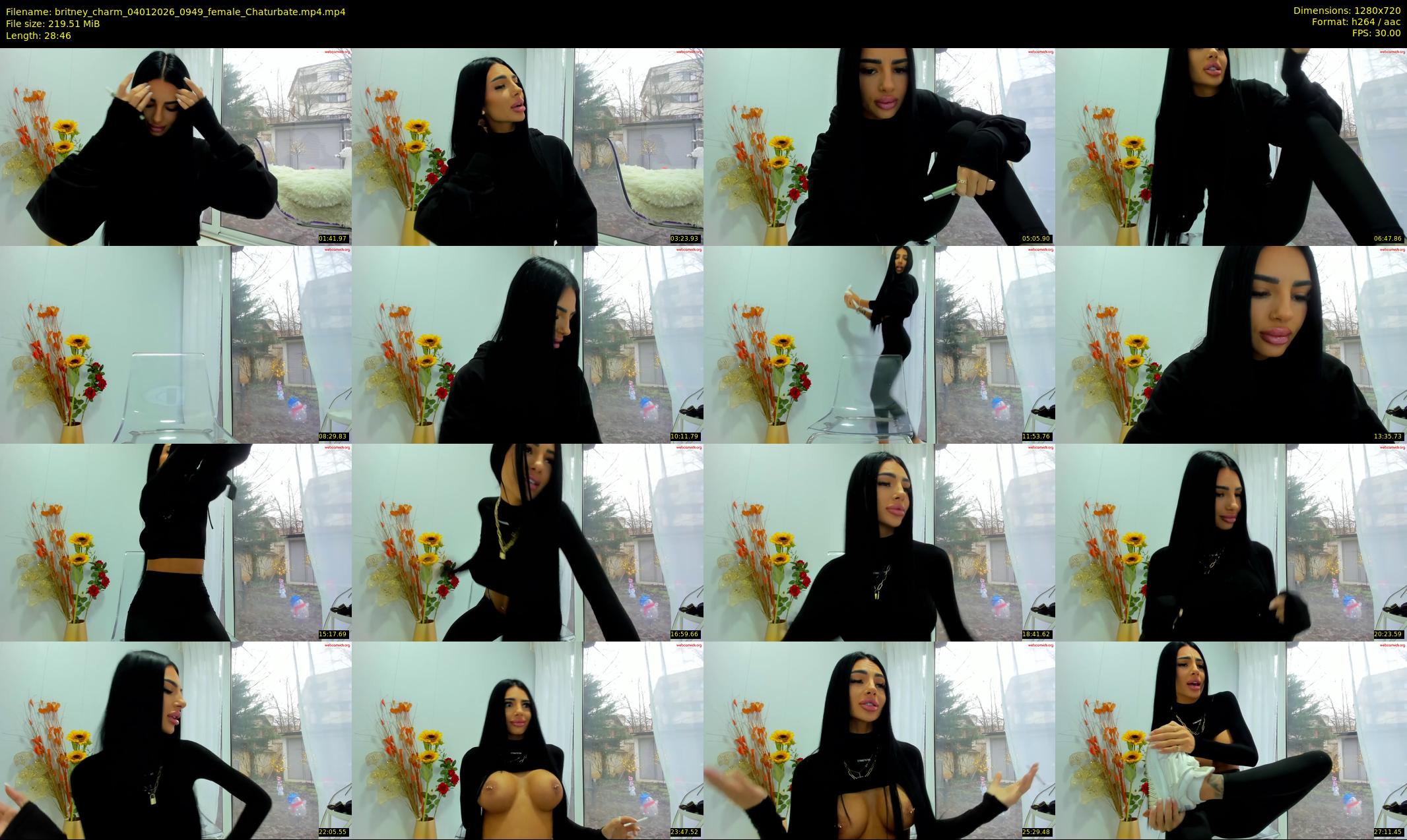 britney_charm — 29 minute Chaturbate female cam show recording, 720p, Jan 4, 2026