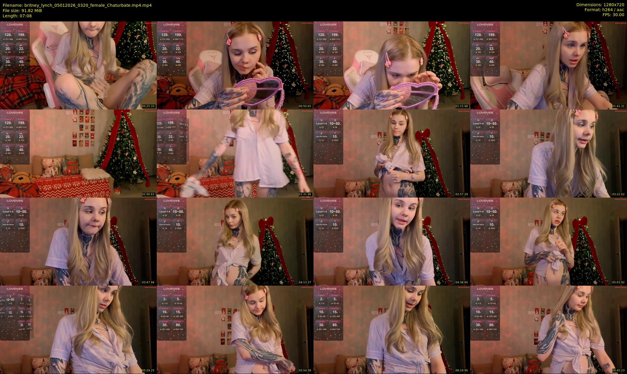 britney_lynch — 8 minute Chaturbate female cam show recording, 720p, Jan 5, 2026