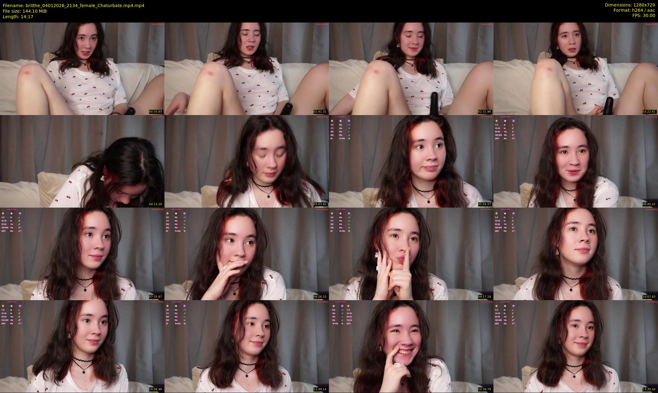 britthe — 15 minute Chaturbate female cam show recording, 720p, Jan 4, 2026