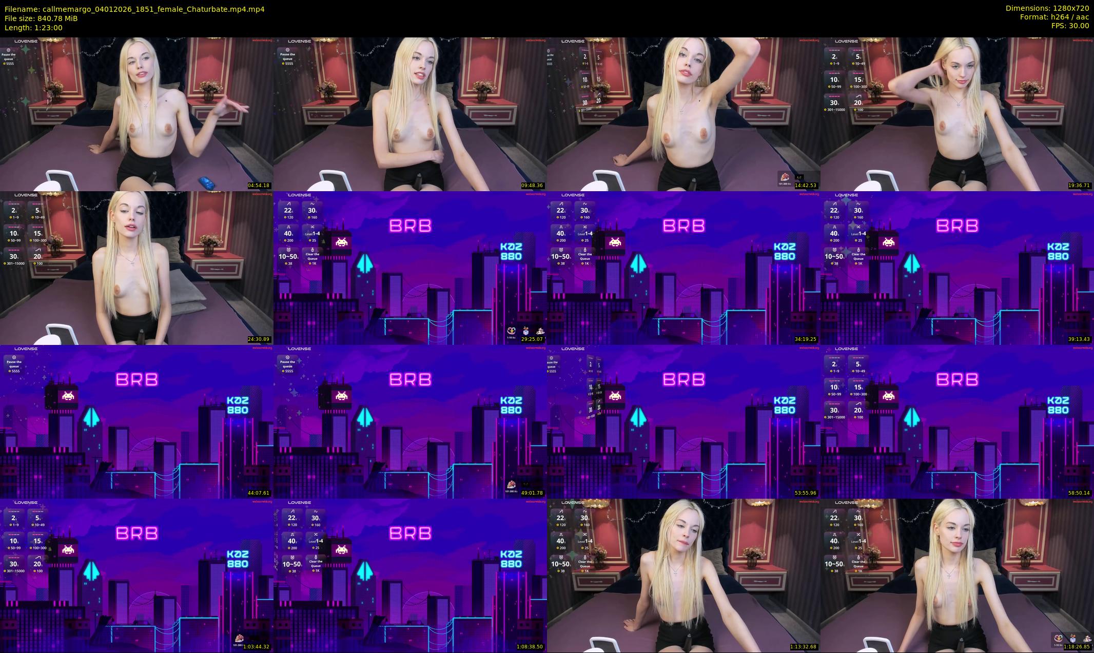callmemargo — 83 minute Chaturbate female cam show recording, 720p, Jan 4, 2026
