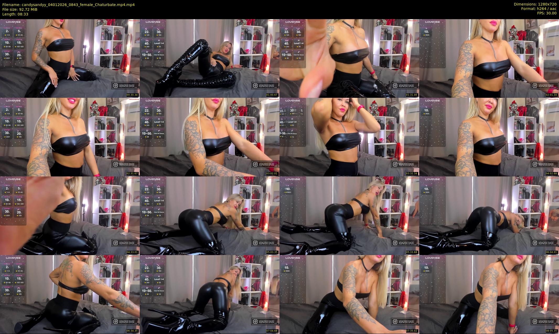 candysandyy — 9 minute Chaturbate female cam show recording, 720p, Jan 4, 2026