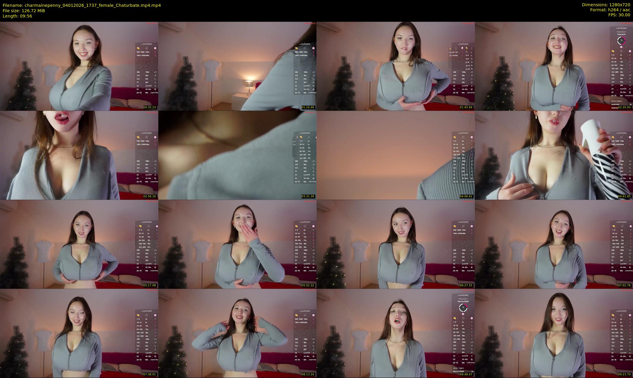charmainepenny — 10 minute Chaturbate female cam show recording, 720p, Jan 4, 2026