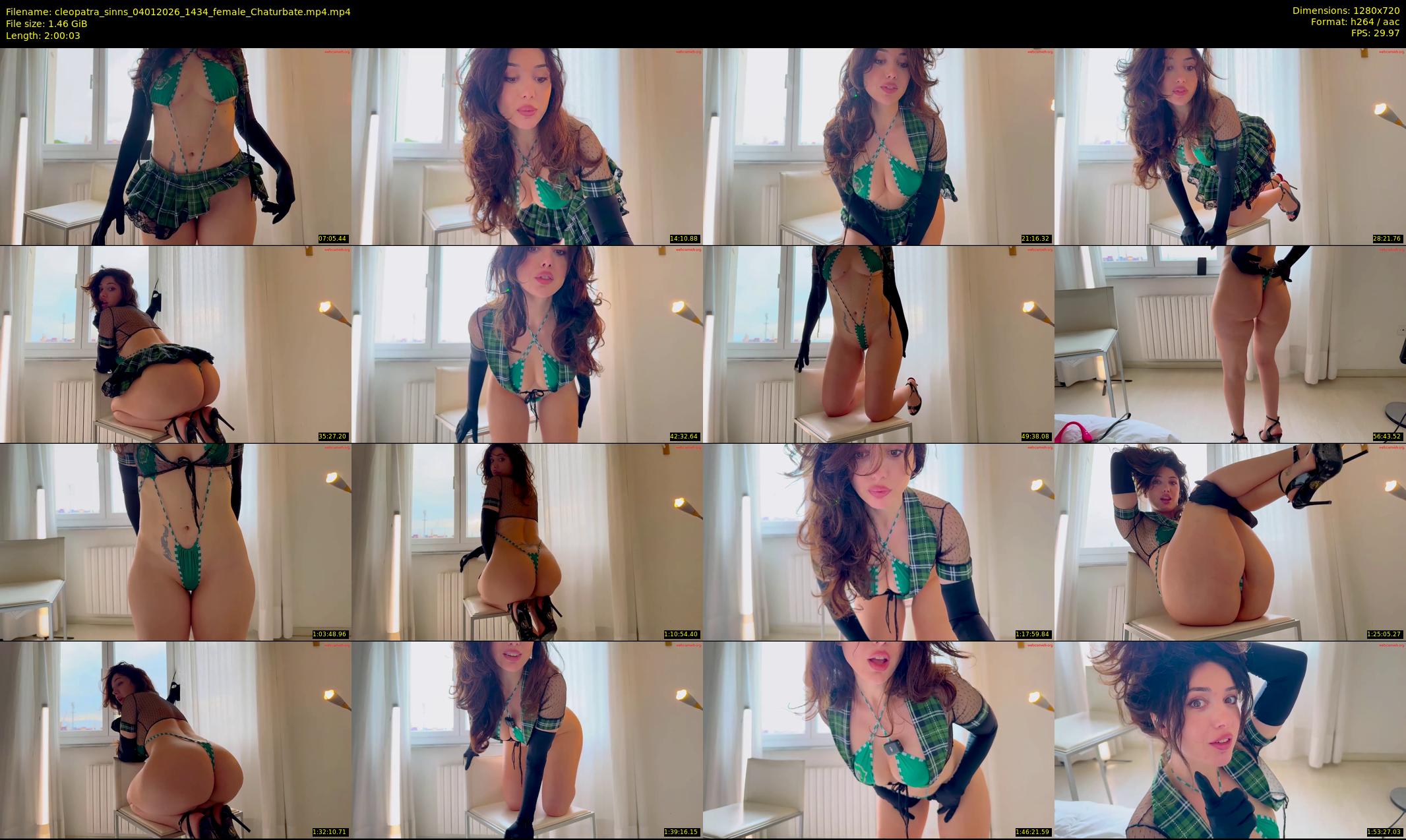 cleopatra_sinns — 121 minute Chaturbate female cam show recording, 720p, Jan 4, 2026