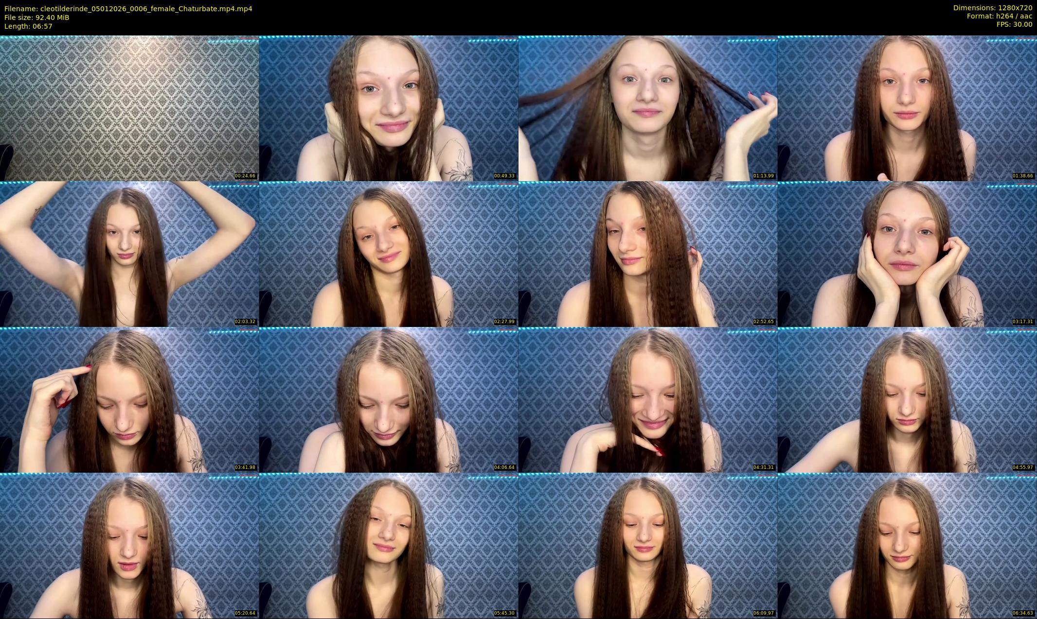 cleotilderinde — 7 minute Chaturbate female cam show recording, 720p, Jan 5, 2026