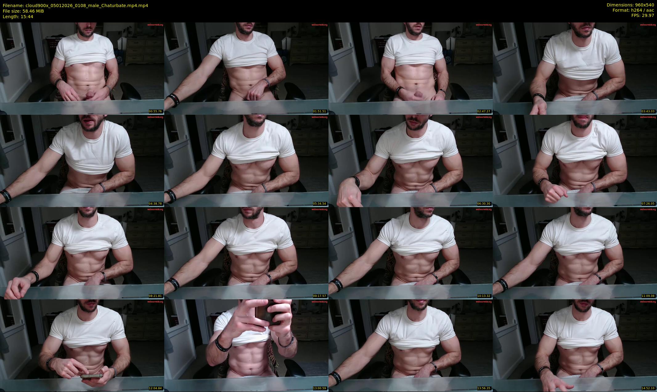 cloud900x — 16 minute Chaturbate male cam show recording, 480p, Jan 5, 2026