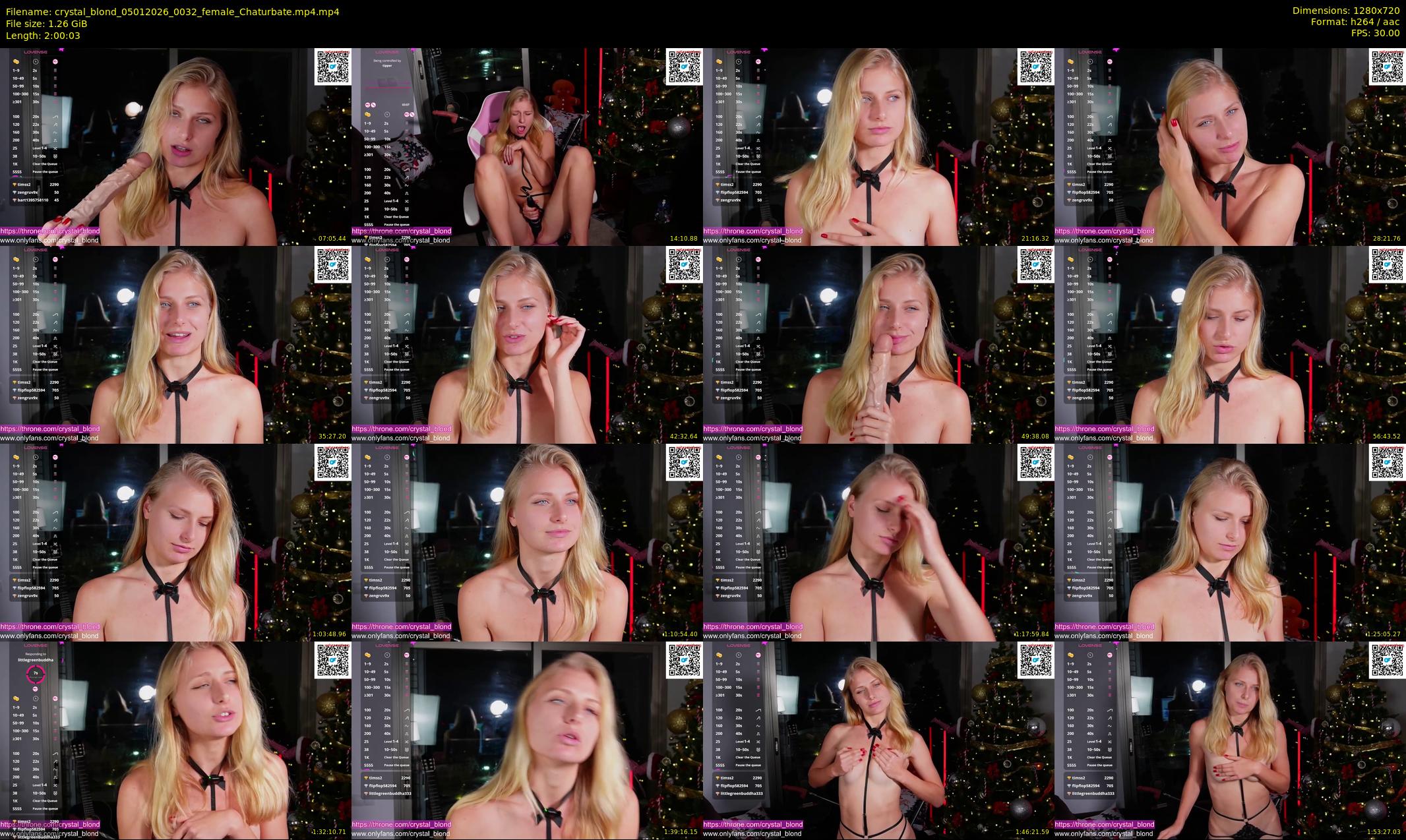 crystal_blond — 121 minute Chaturbate female cam show recording, 720p, Jan 5, 2026