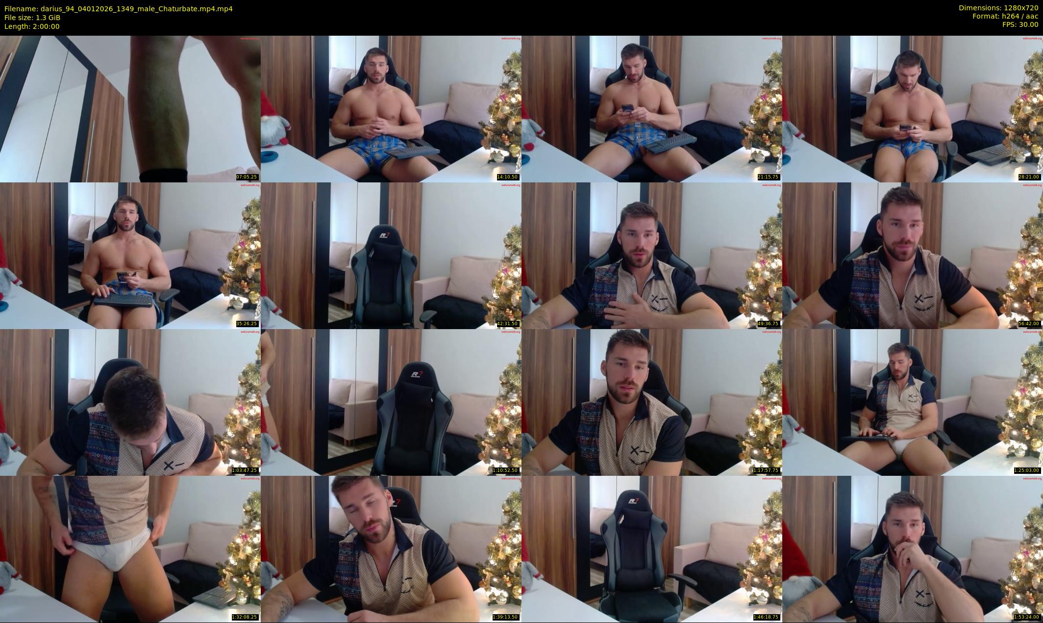 darius_94 — 120 minute Chaturbate male cam show recording, 720p, Jan 4, 2026