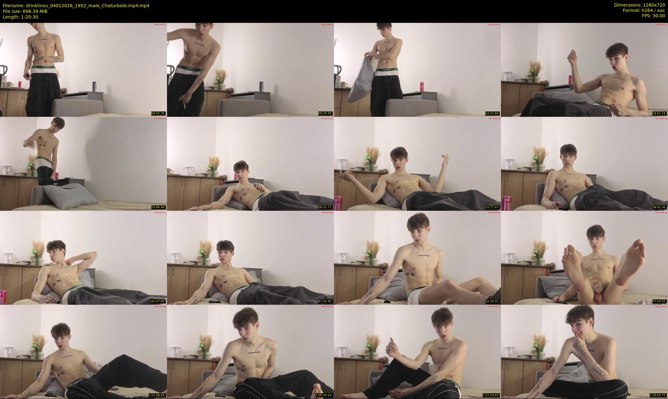 drinklinov — 81 minute Chaturbate male cam show recording, 720p, Jan 4, 2026