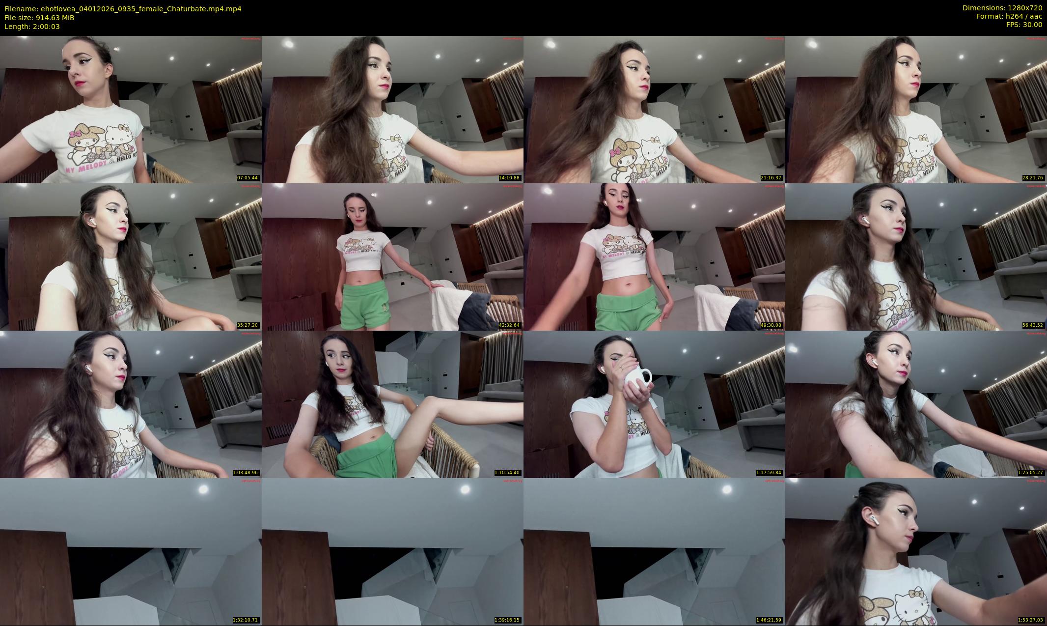 ehotlovea — 121 minute Chaturbate female cam show recording, 720p, Jan 4, 2026