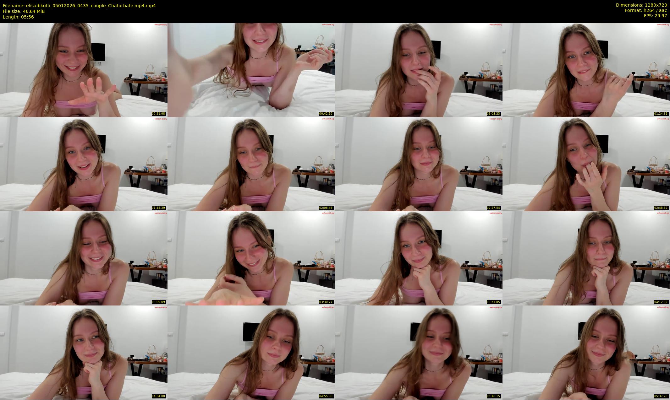 elisadikotti — 6 minute Chaturbate couple cam show recording, 720p, Jan 5, 2026
