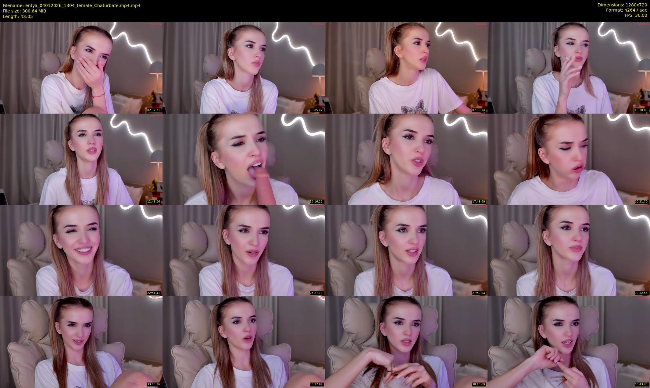 entya — 44 minute Chaturbate female cam show recording, 720p, Jan 4, 2026