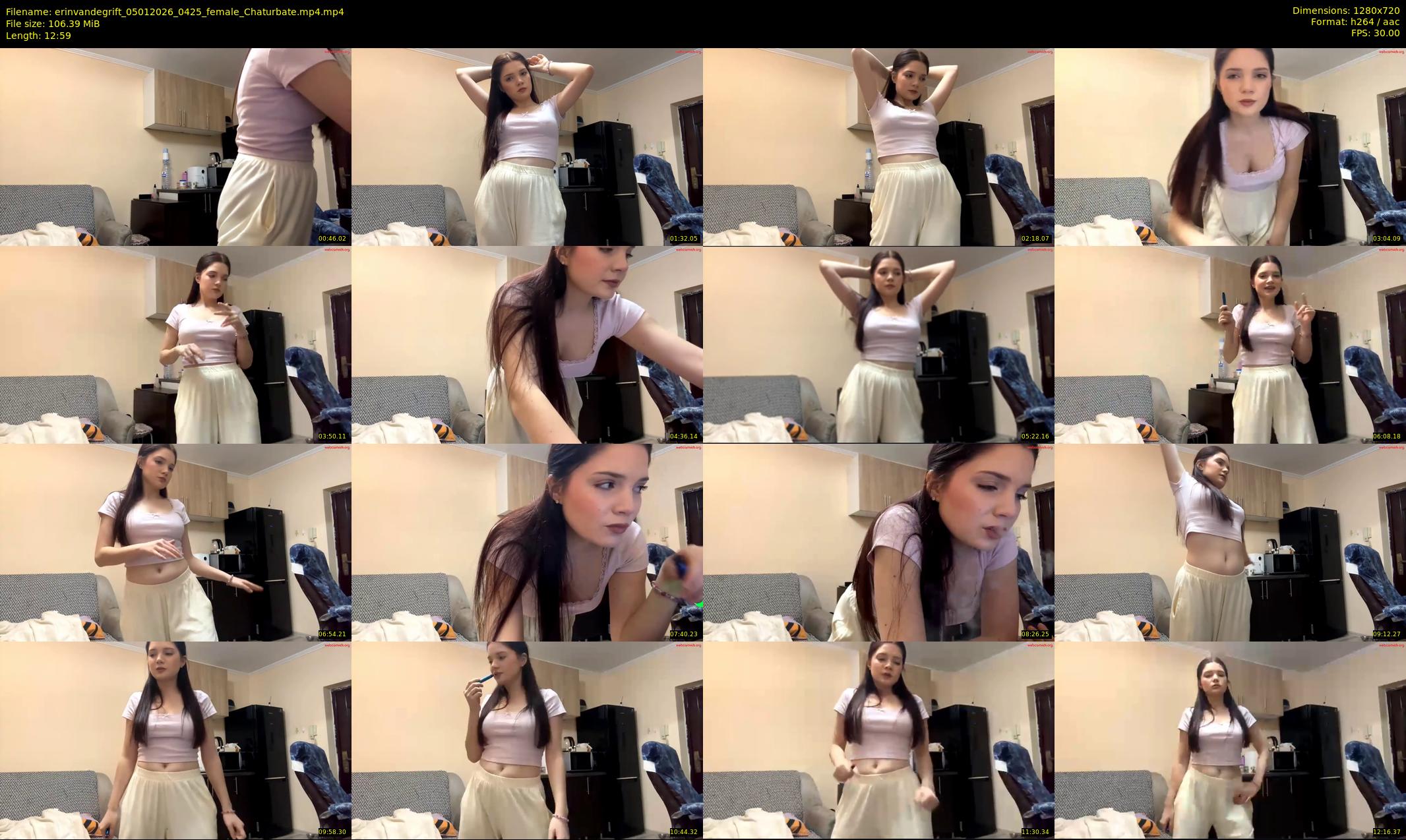erinvandegrift — 13 minute Chaturbate female cam show recording, 720p, Jan 5, 2026
