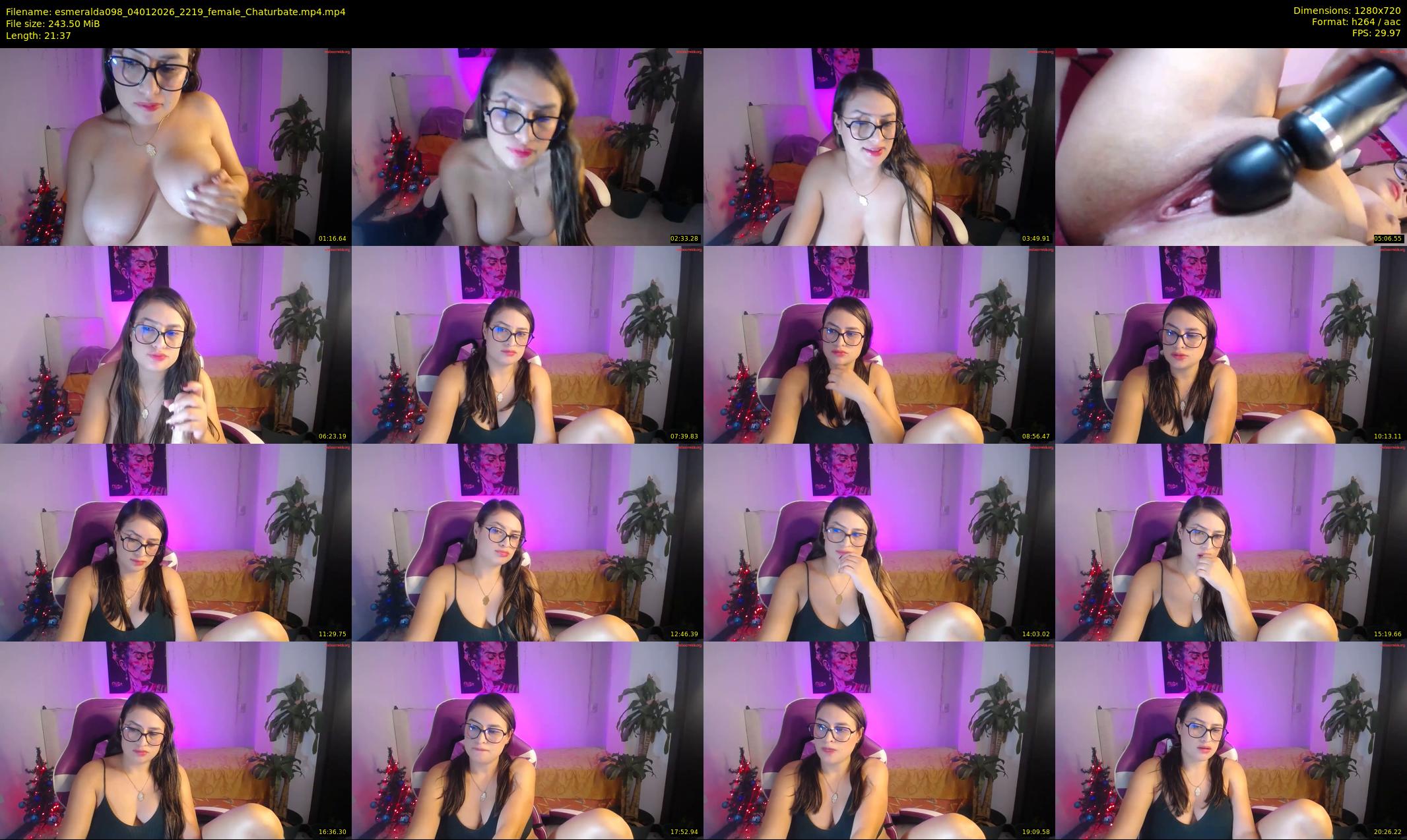 esmeralda098 — 22 minute Chaturbate female cam show recording, 720p, Jan 4, 2026