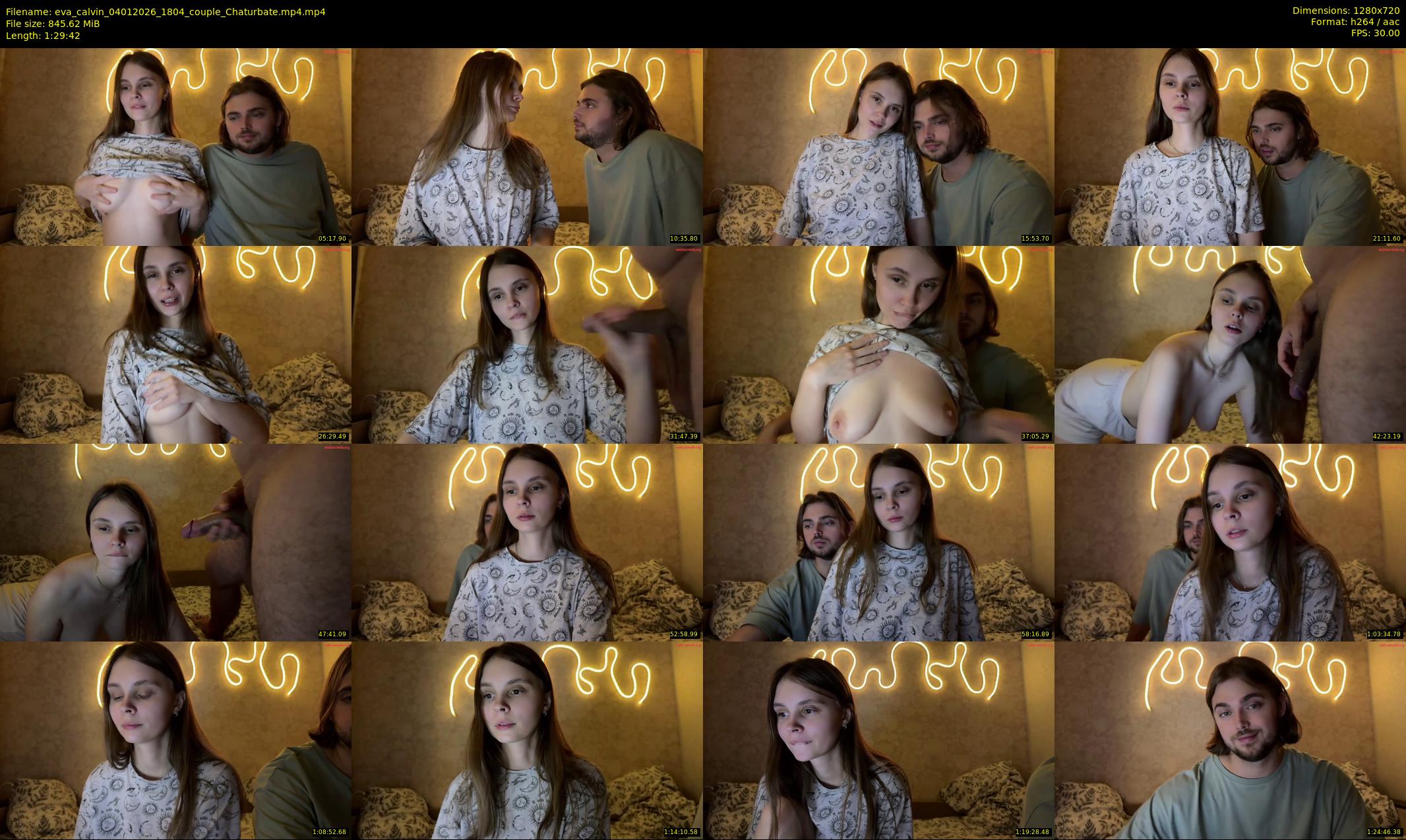 eva_calvin — 90 minute Chaturbate couple cam show recording, 720p, Jan 4, 2026