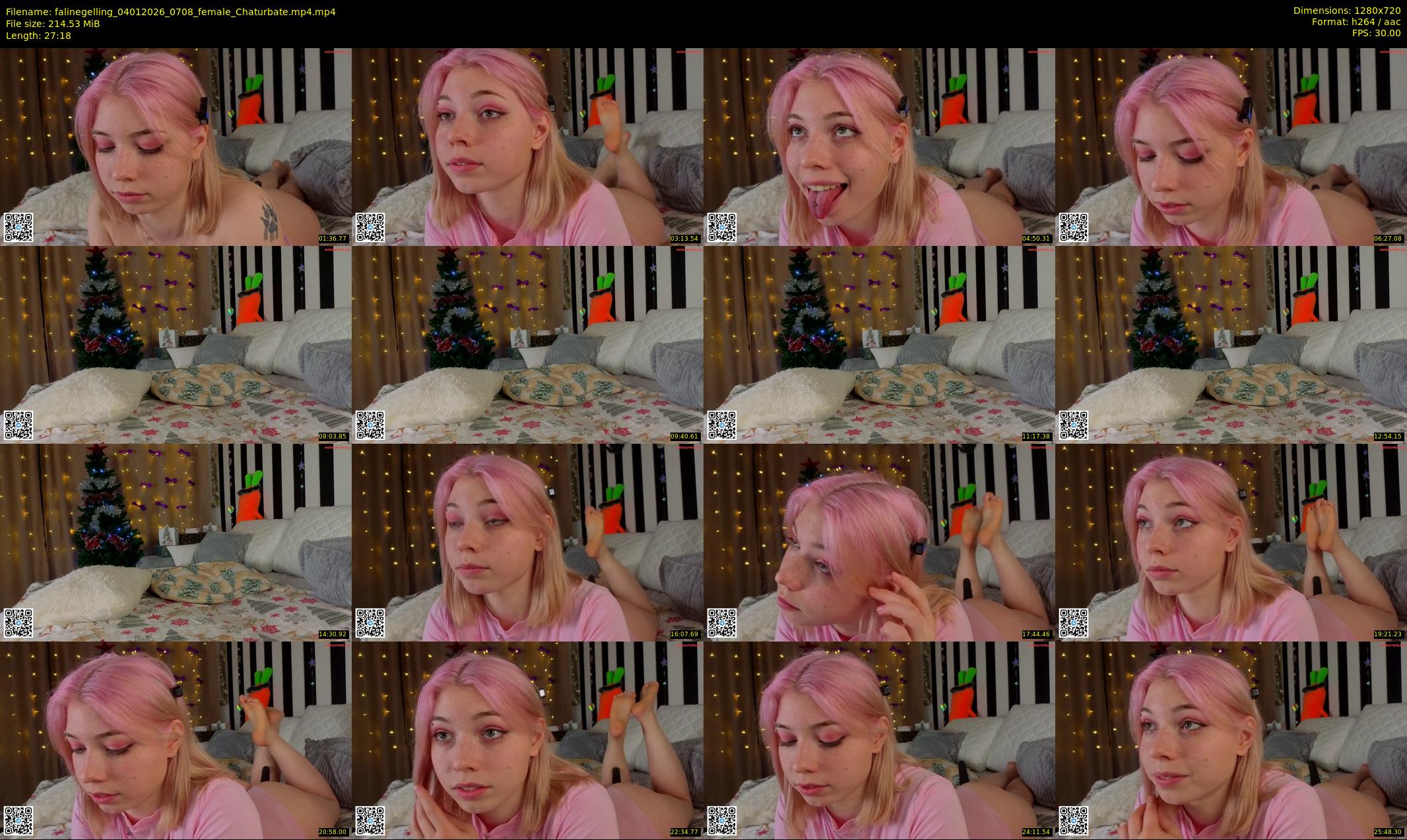 falinegelling — 28 minute Chaturbate female cam show recording, 720p, Jan 4, 2026