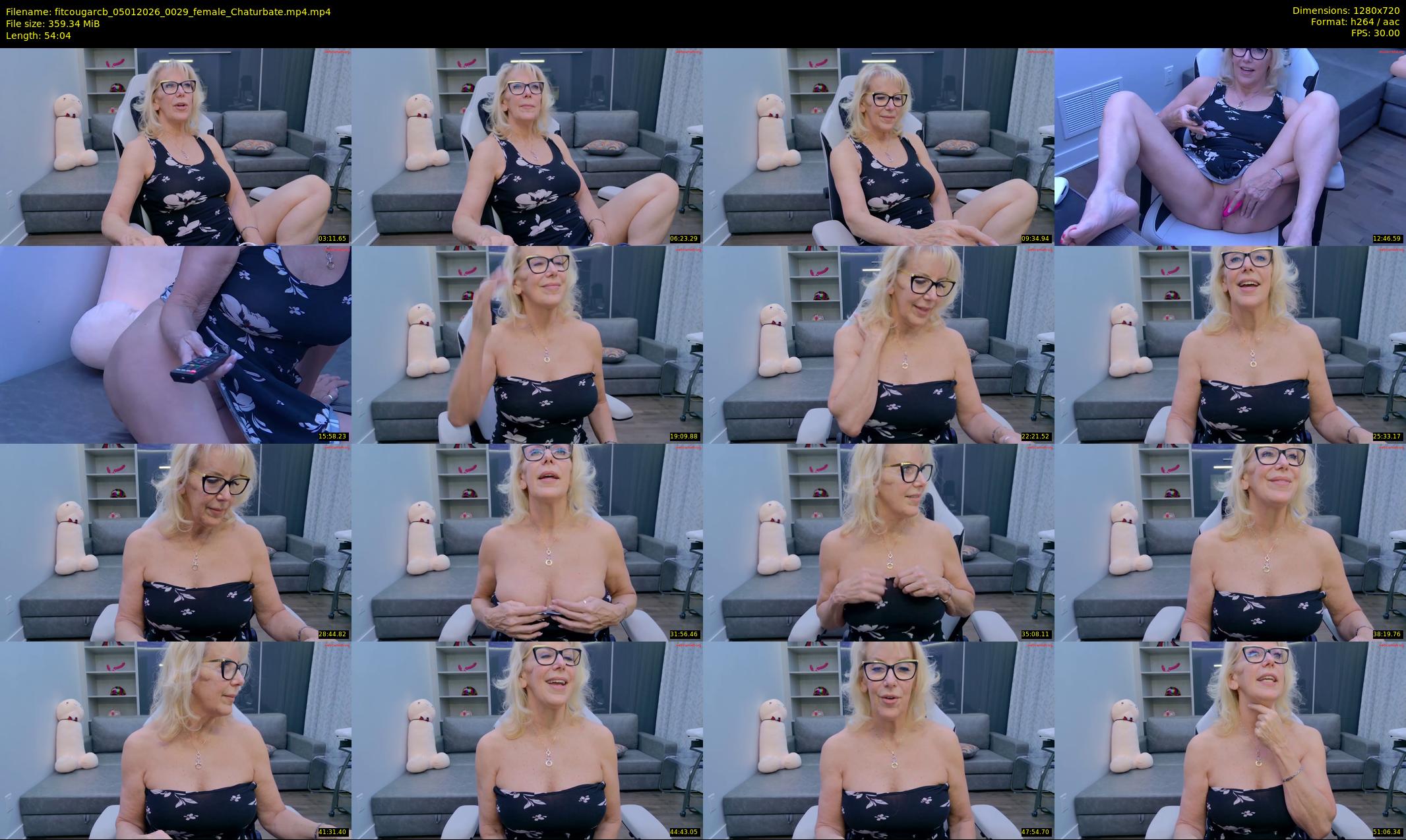 fitcougarcb — 55 minute Chaturbate female cam show recording, 720p, Jan 5, 2026