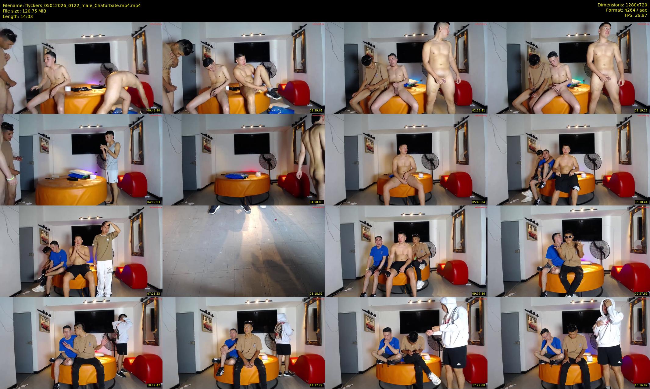 flyckers — 15 minute Chaturbate male cam show recording, 720p, Jan 5, 2026