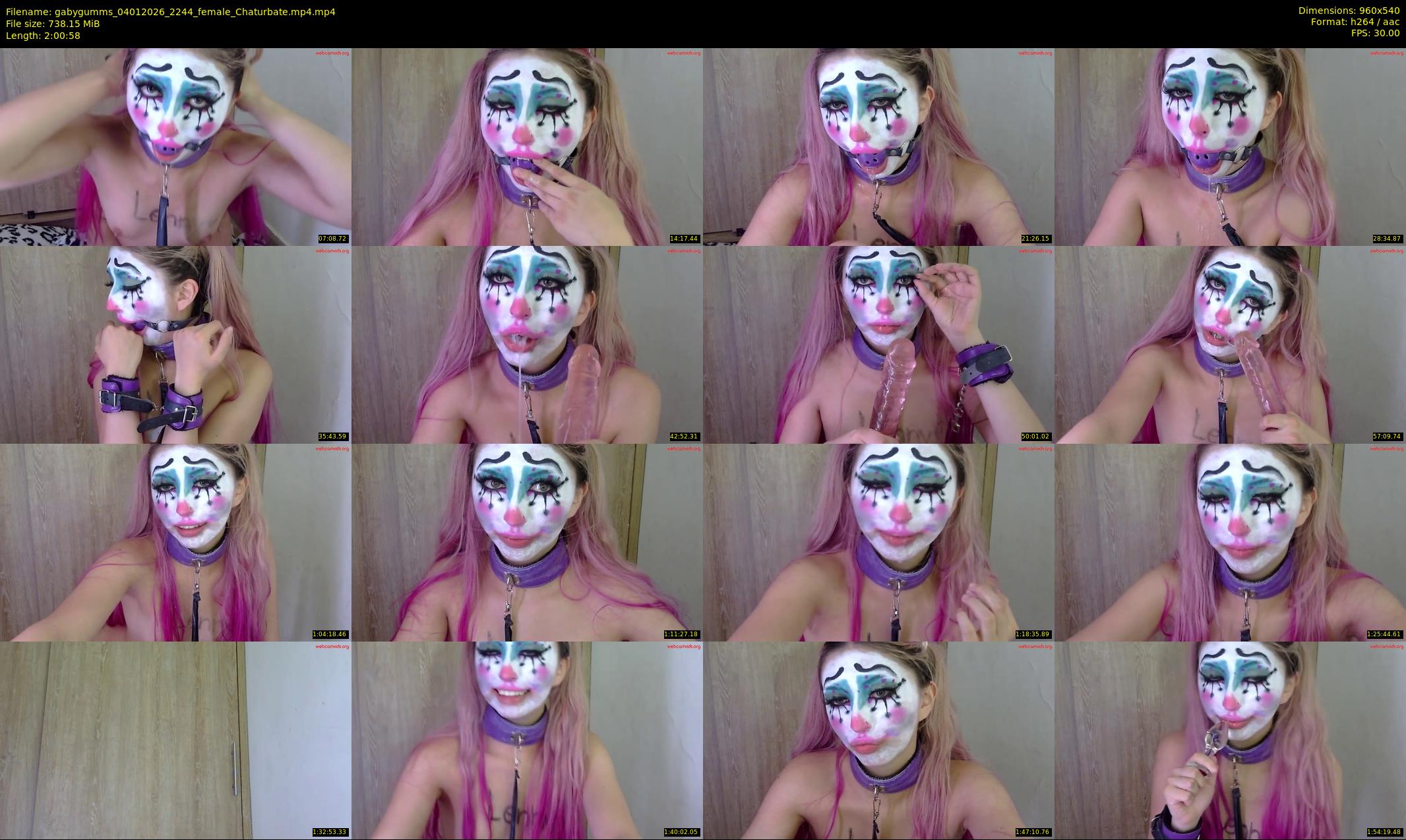 gabygumms — 121 minute Chaturbate female cam show recording, 480p, Jan 4, 2026