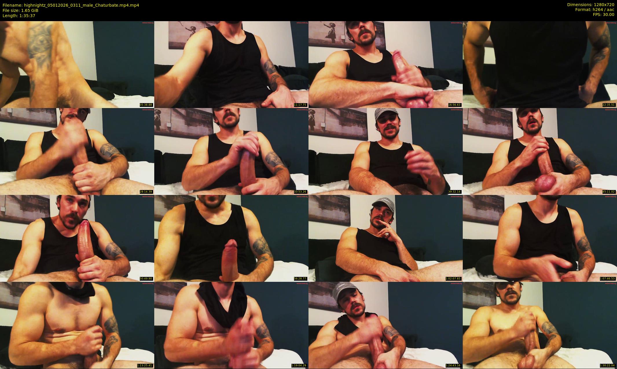 highnightz — 96 minute Chaturbate male cam show recording, 720p, Jan 5, 2026
