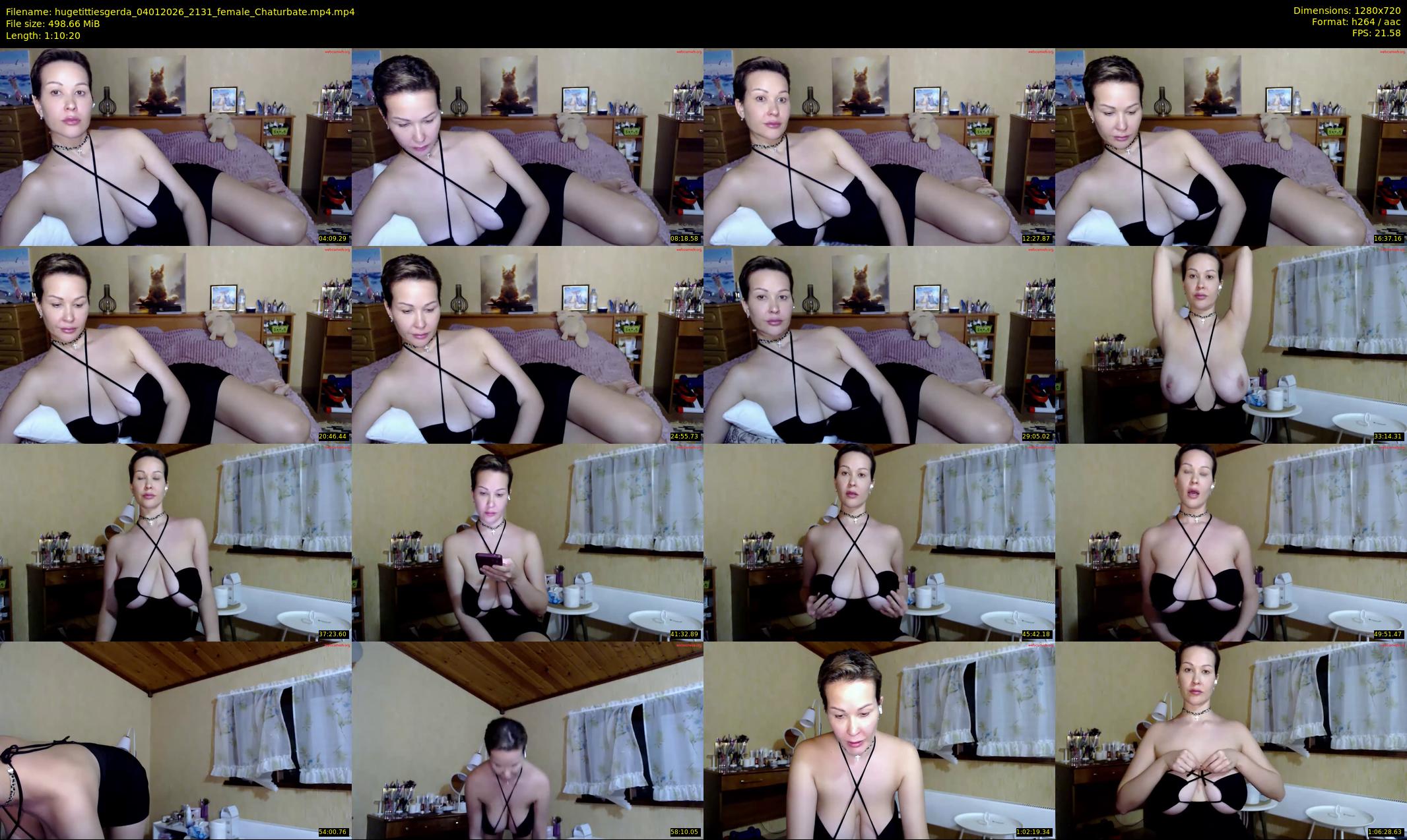 hugetittiesgerda — 71 minute Chaturbate female cam show recording, 720p, Jan 4, 2026
