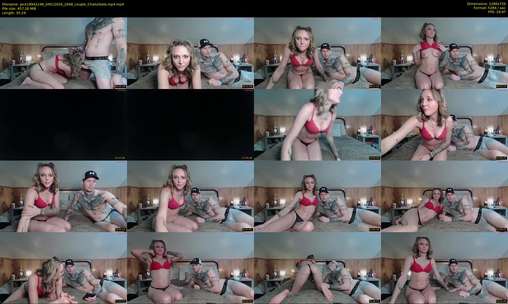 jack19942248 — 36 minute Chaturbate couple cam show recording, 720p, Jan 4, 2026
