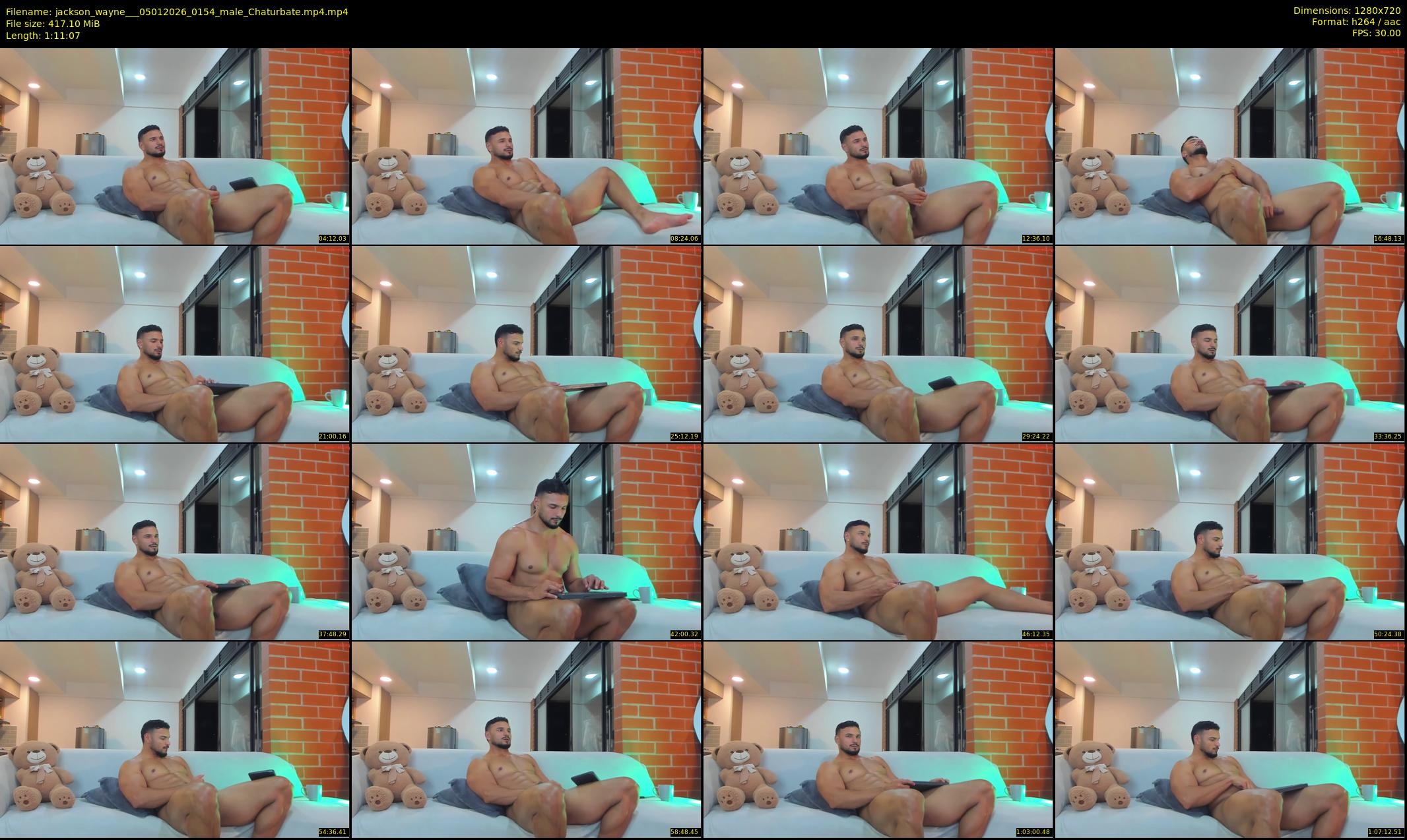 jackson_wayne__ — 72 minute Chaturbate male cam show recording, 720p, Jan 5, 2026