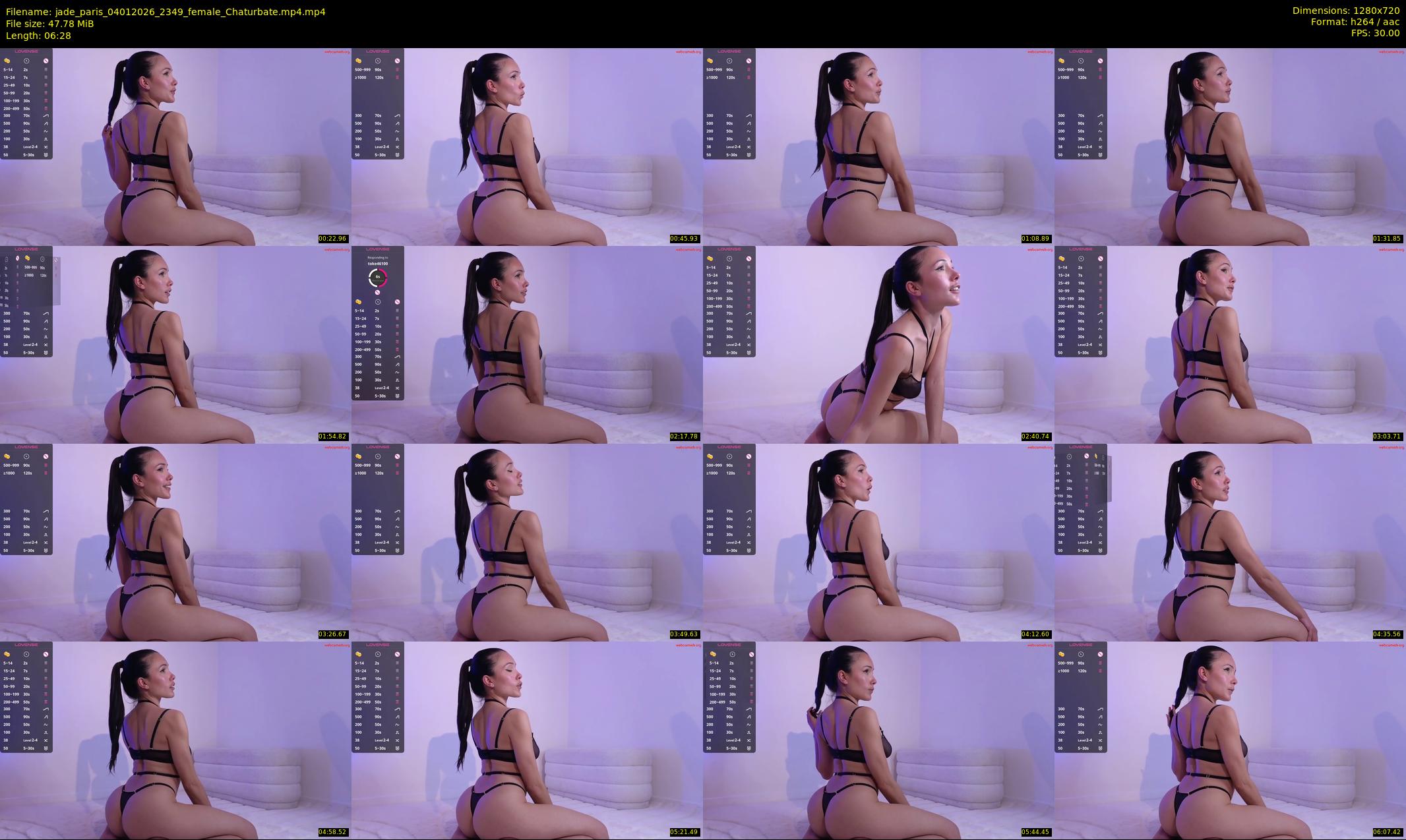 jade_paris — 7 minute Chaturbate female cam show recording, 720p, Jan 4, 2026