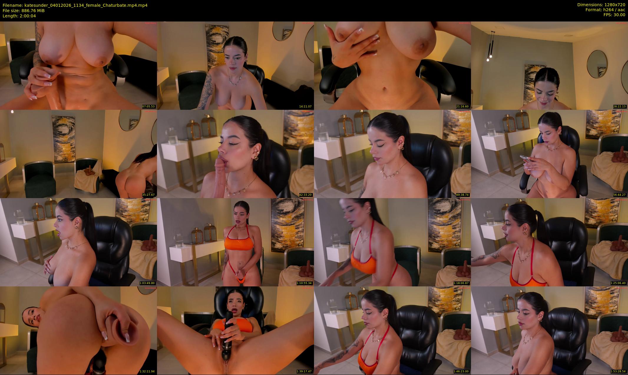 katesunder — 121 minute Chaturbate female cam show recording, 720p, Jan 4, 2026