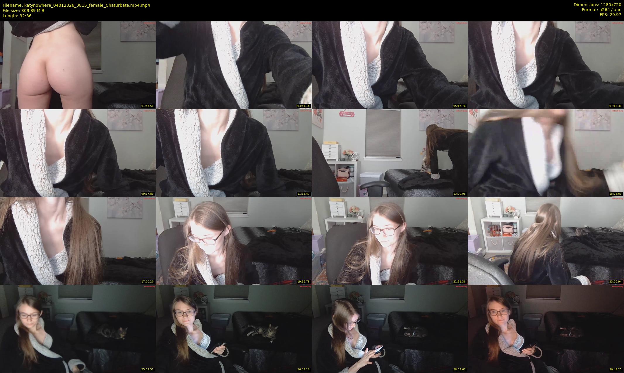 katynowhere — 33 minute Chaturbate female cam show recording, 720p, Jan 4, 2026