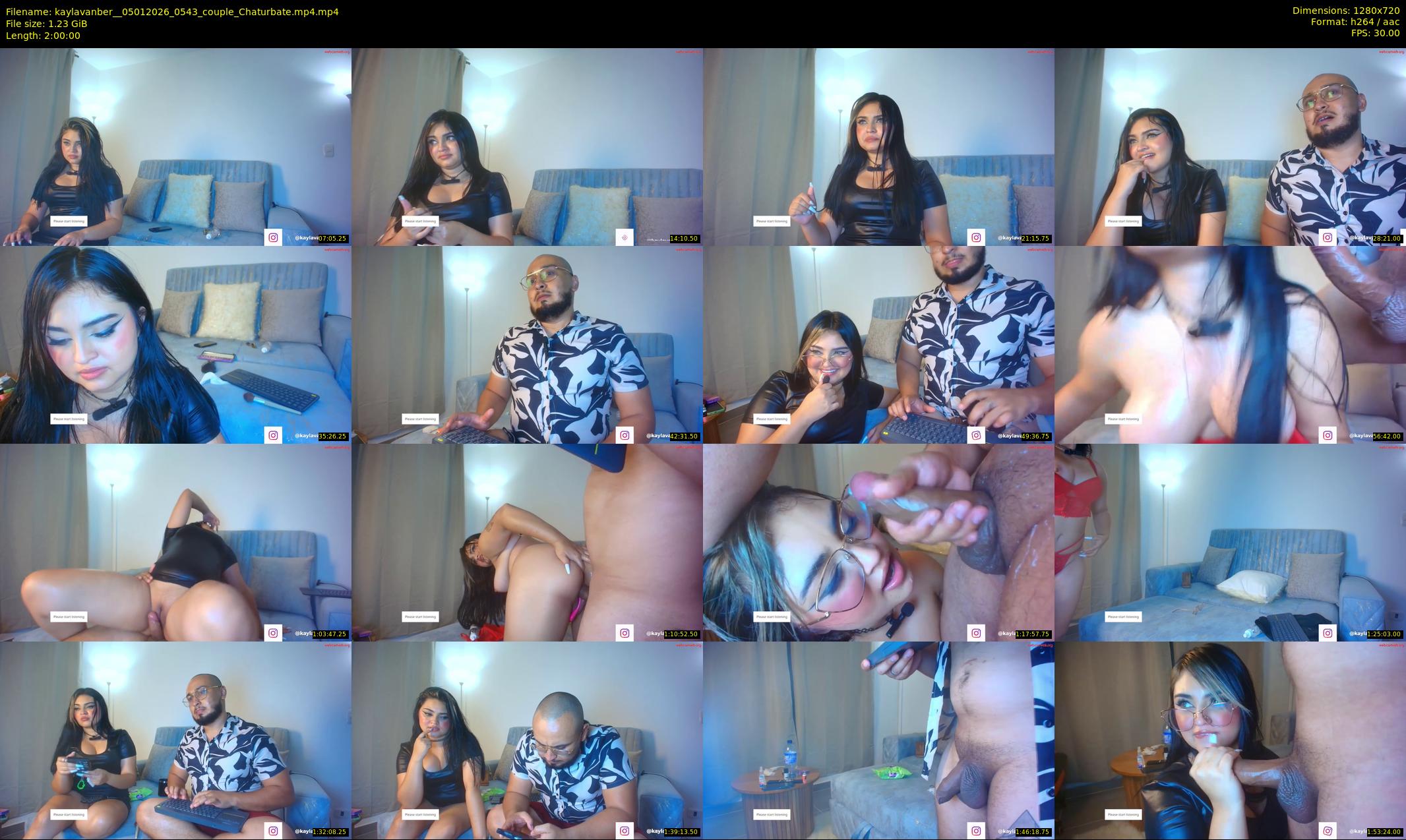 kaylavanber_ — 120 minute Chaturbate couple cam show recording, 720p, Jan 5, 2026