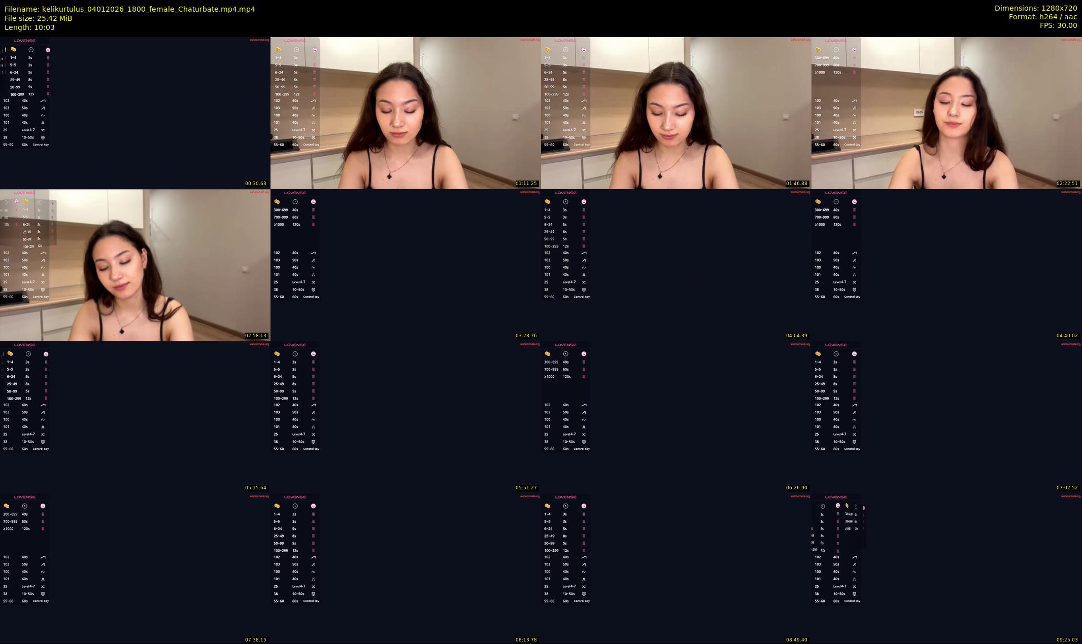 kelikurtulus — 11 minute Chaturbate female cam show recording, 720p, Jan 4, 2026
