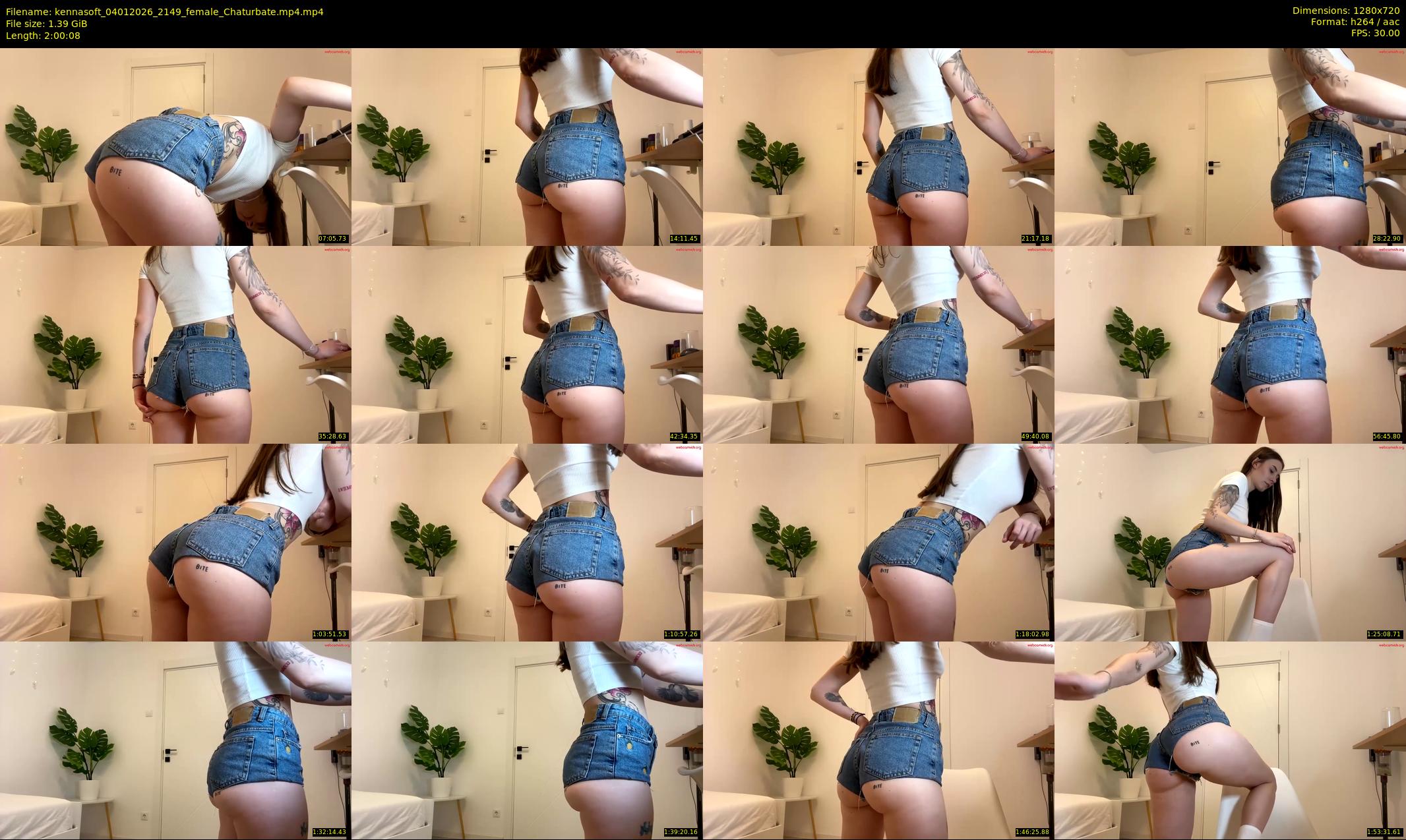 kennasoft — 121 minute Chaturbate female cam show recording, 720p, Jan 4, 2026