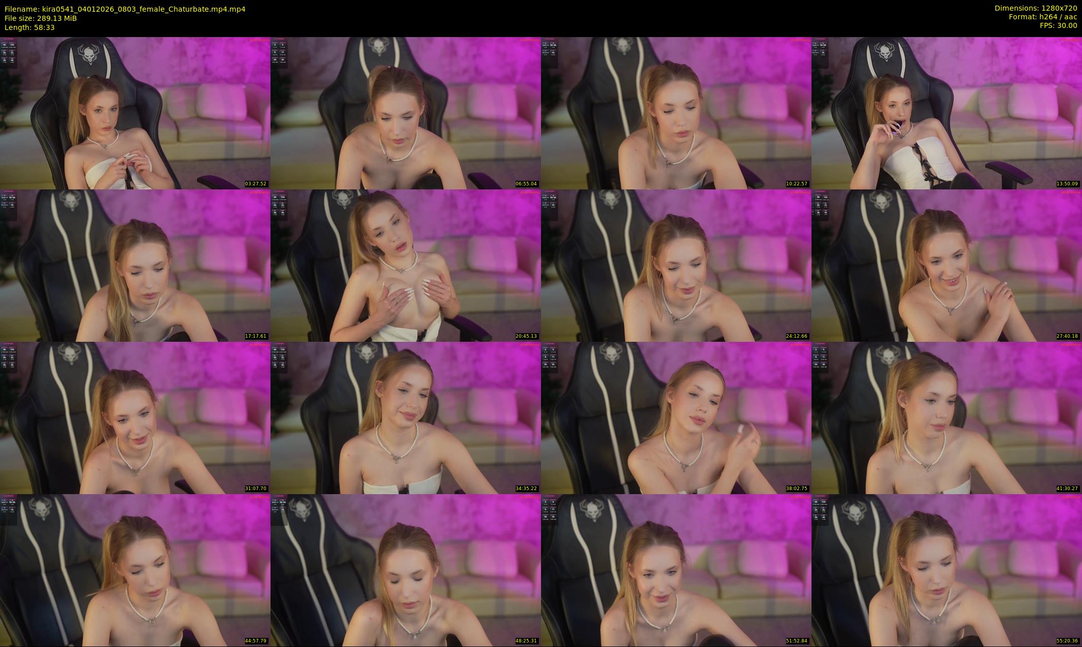 kira0541 — 59 minute Chaturbate couple cam show recording, 720p, Jan 4, 2026